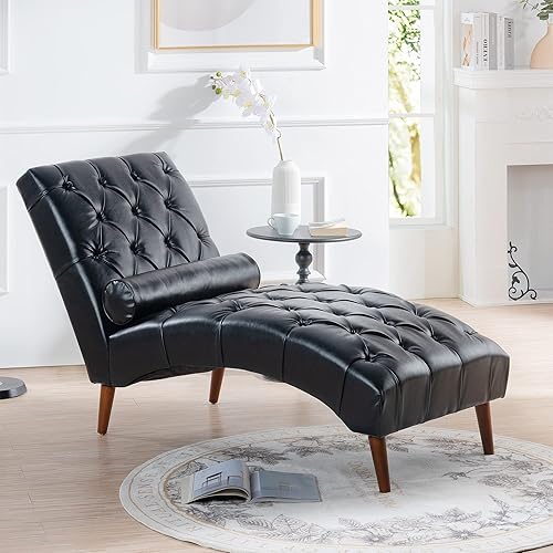 Miniatura 10 de HomSof Moderno sillón para interiores acento sofá de poliuretano con almohada de lanzamiento silla de descanso con patas de madera maciza venta de
