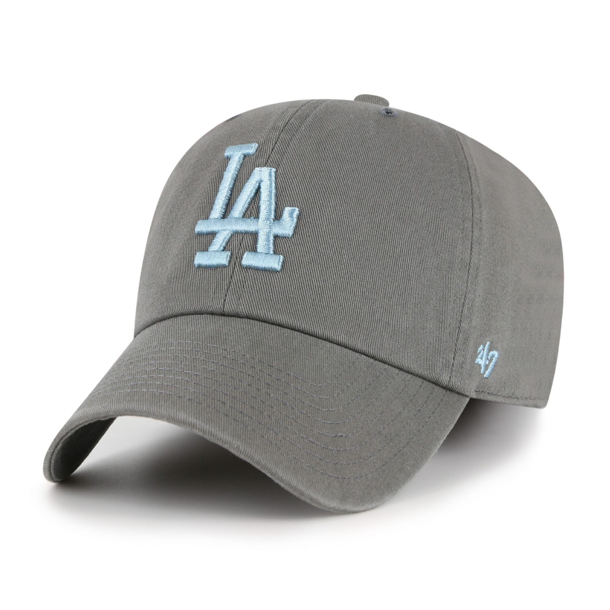47 Los Angeles Dodgers MLB Clean Up Grey Adjustable Cap