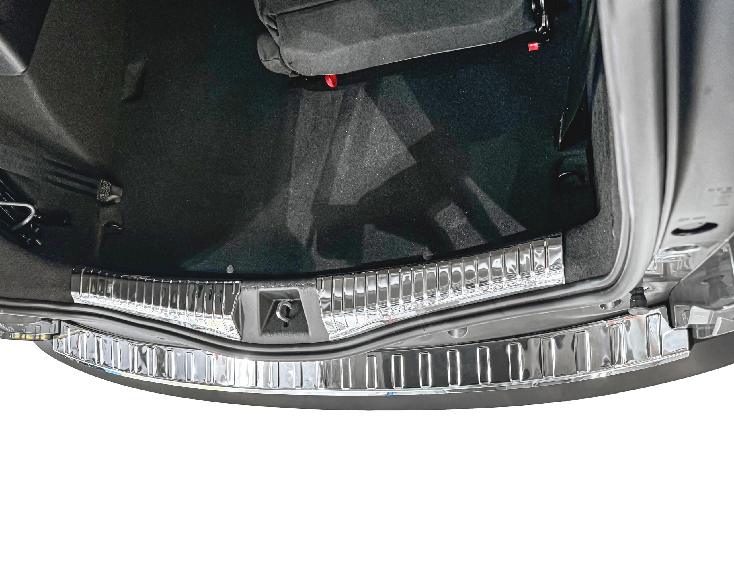 RECAMBO Juego de protectores de parachoques de acero inoxidable compatible con Dacia Jogger | año de fabricación a partir de 2021 - pulido brillante, aspecto cromado - estilo y protección para el