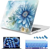 Vista 21 de Mektron Diseñada para MacBook Air 2025/2024/2023 de 15 PULGADAS M4 A3241 /M3 A3114 /M2 A2941, Carcasa de Cubierta Rígida de Plástico Impreso