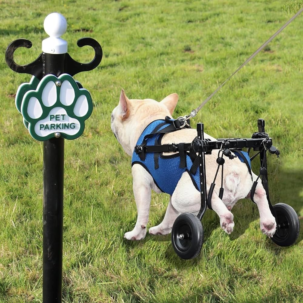 RXBD Dog Wheelchair,Adjustable Doggie/Puppy For Hind Legs Rehabilitation Cart