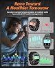 Smartwatch Militar para Hombre (recibir/hacer llamadas), pantalla de 2.02" para Android y iPhone, rastreador de fitness resistente al agua con presión arterial/frecuencia cardíaca/sueño/más de 100 modos deportivos 7