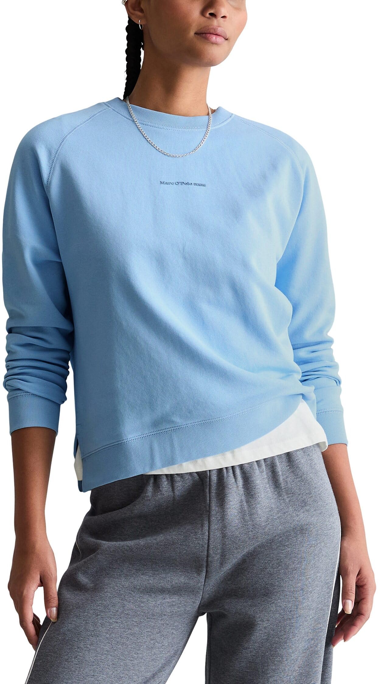 Marc OߴPolo Denim Damen Sweatshirt aus Bio-Baumwolle mit Raglanärmeln