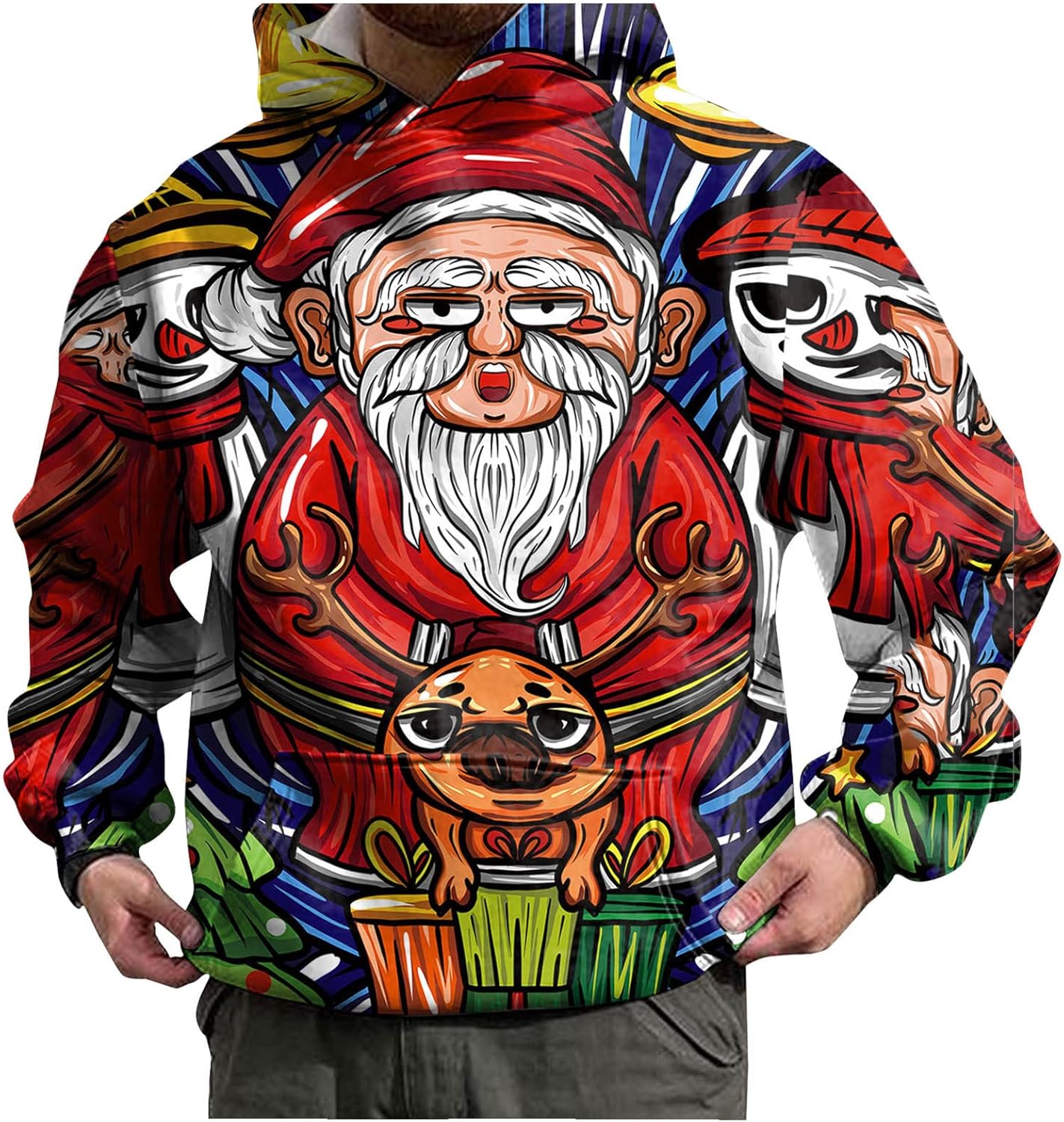 特別セール品 Tシャツ シンプル パーカー プルオーバー 長袖 クリスマス ファッション かっこいい ゆったり カーディガン 柔らかい 快適 大きいサイズ ビッグシルエット オシャレ コート フード付き カジュアル メンズ 秋冬服 服 ファッション小物 特別セール品 Tシャツ シンプル パーカー プルオーバー 長袖 クリスマス ファッション かっこいい ゆったり カーディガン 柔らかい 快適 大きいサイズ ビッグシルエット オシャレ コート フード付き カジュアル メンズ 秋冬服 服 ファッション小物