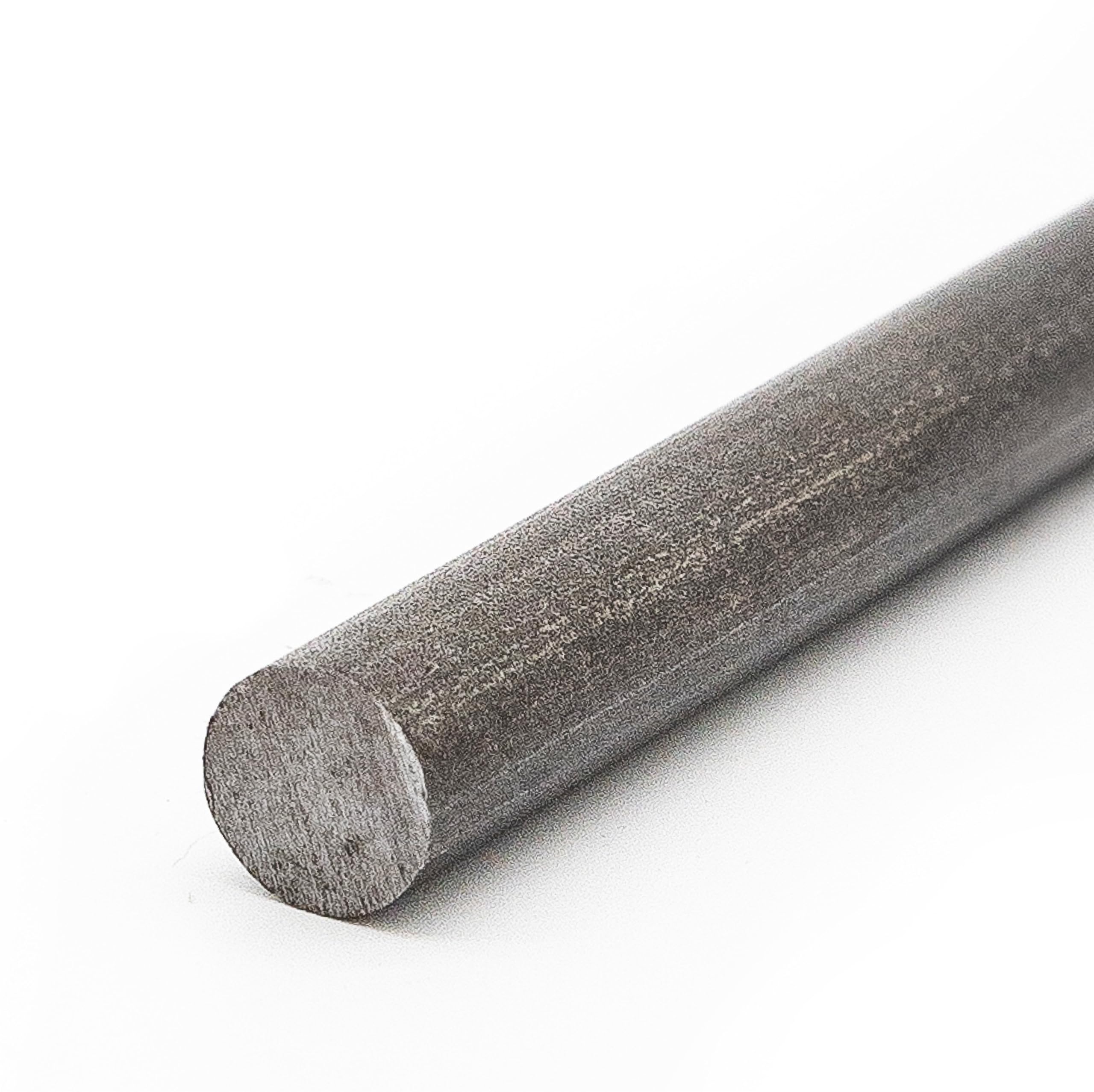 1018 Cold Rolled ASTM A108 Carbon Steel Round Bar 0.375" Diameter, 36" Cut Length, Machinable, Weldable, Ideal for Precision Parts, Shafts, Pins, Jigs
