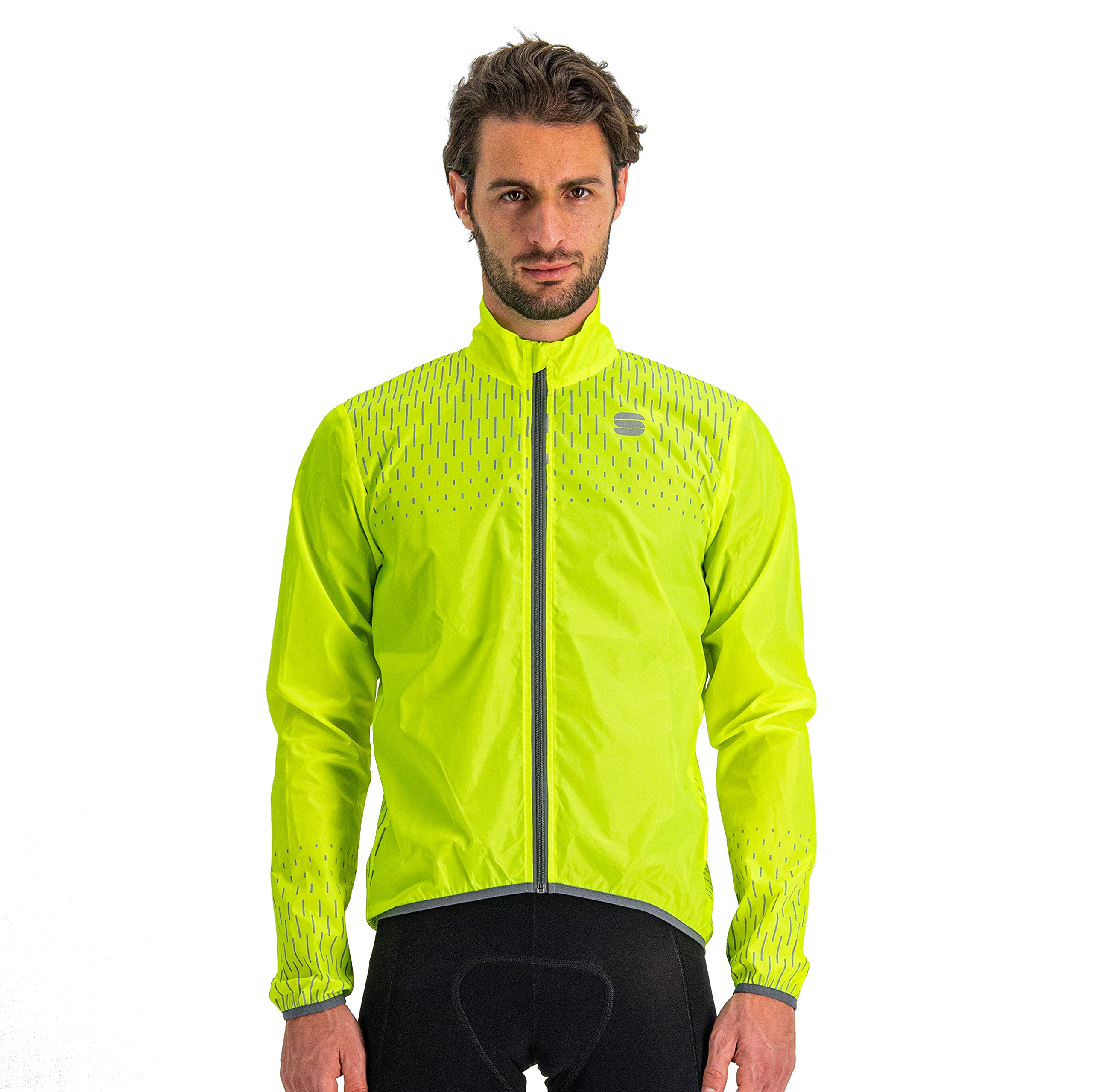Sportful 1121018-091 Reflex Jacket Giacca Sportiva Uomo Yellow Fluo XL