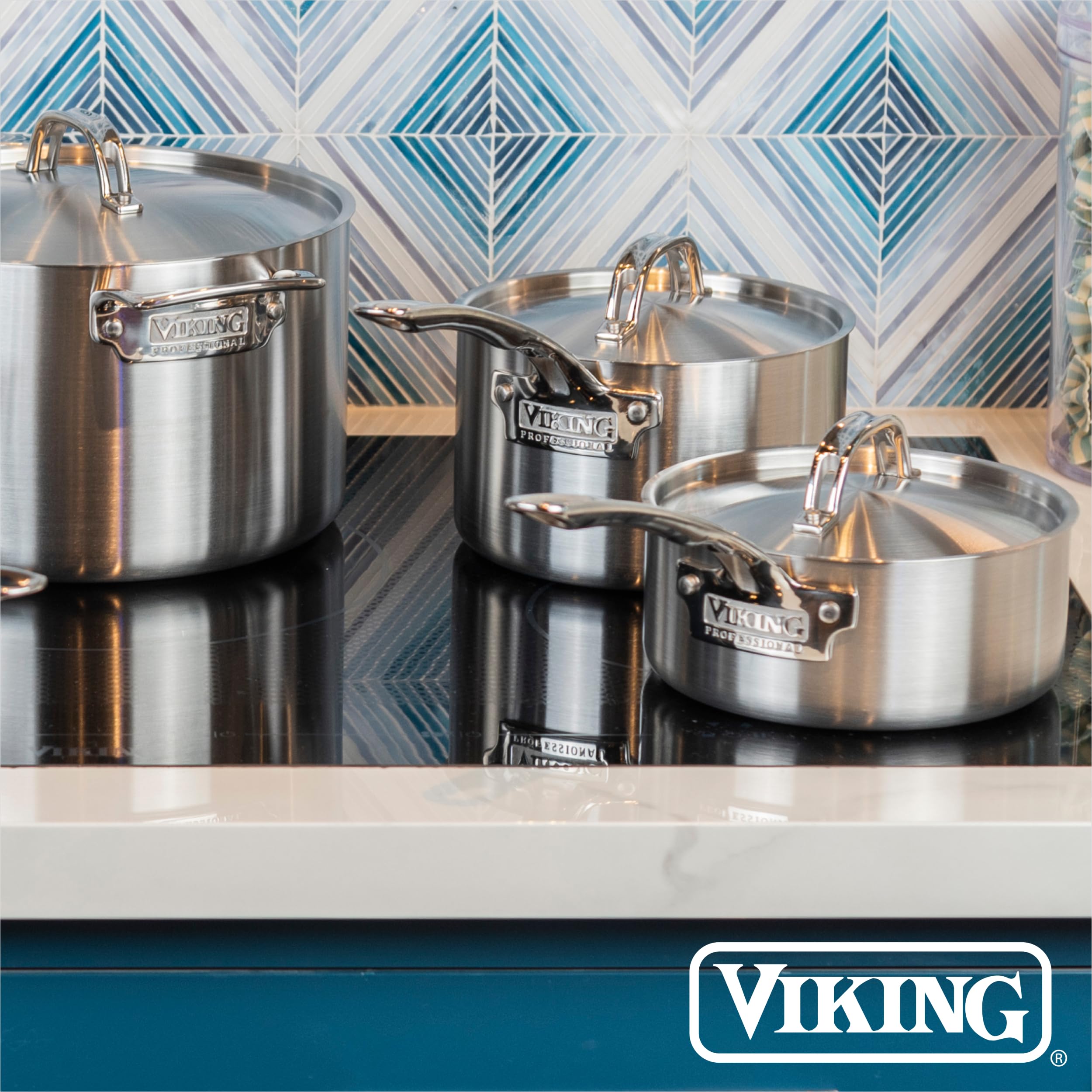 Amazon | Viking Professional 5-Ply Stainless Steel Saucepan, 2