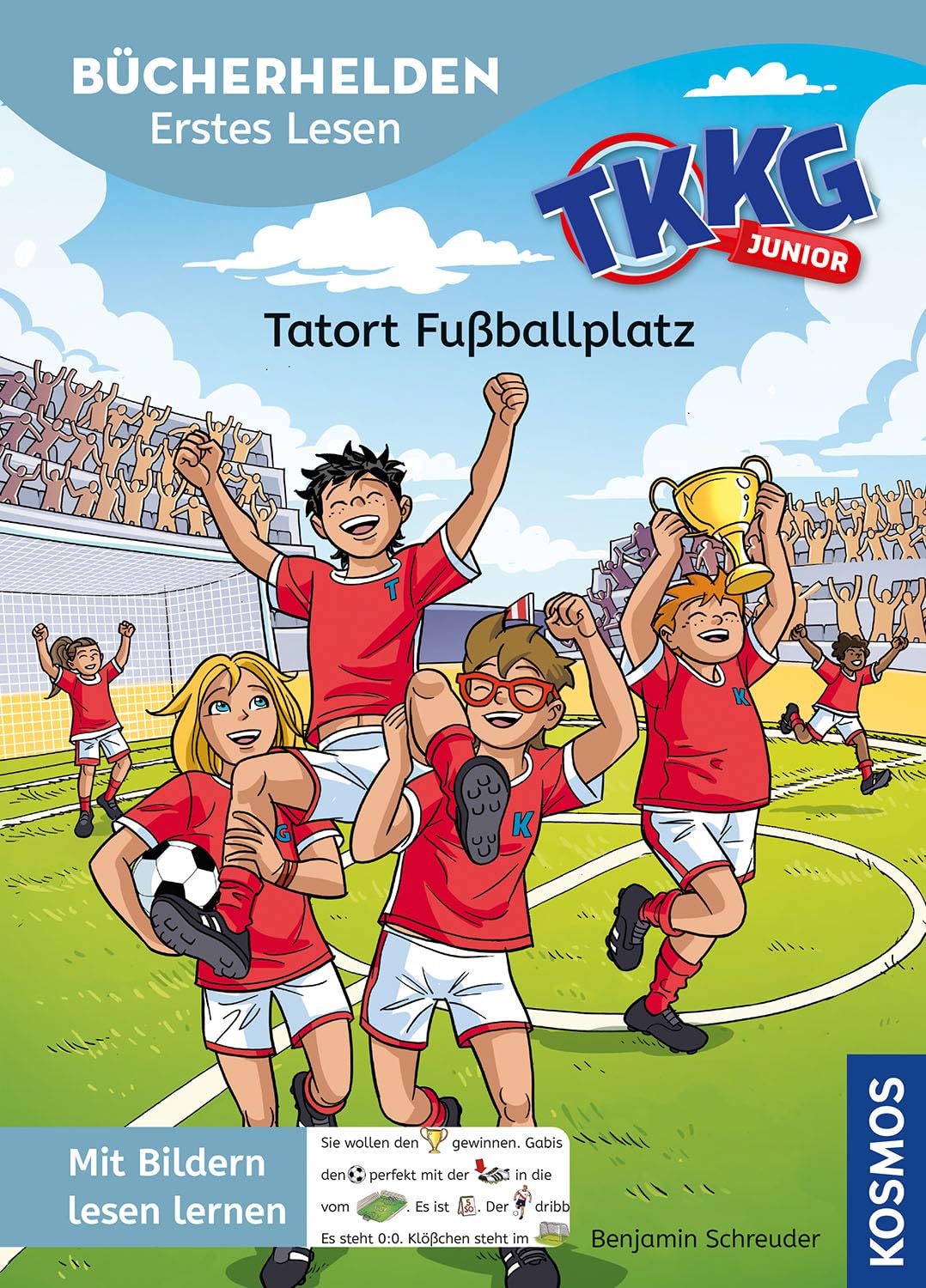 TKKG Junior, Bücherhelden Erstes Lesen, Tatort Fußballplatz: Erstleser Kinder ab 5 Jahre-mit Bildern lesen lernen