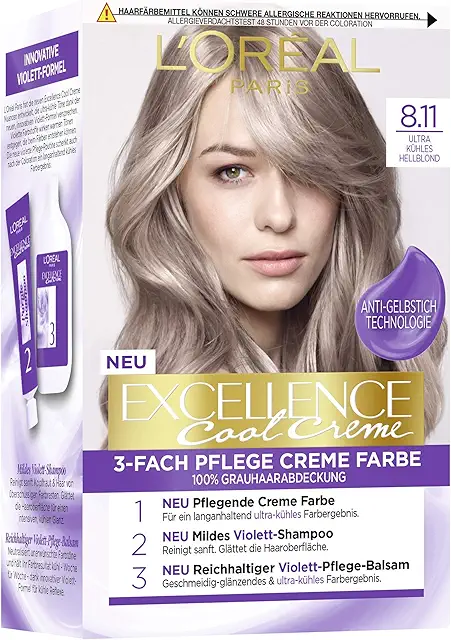 L'Oréal Excellence Cool Creme No. 8.11 Ultra Cool Light Blonde Hair Toner