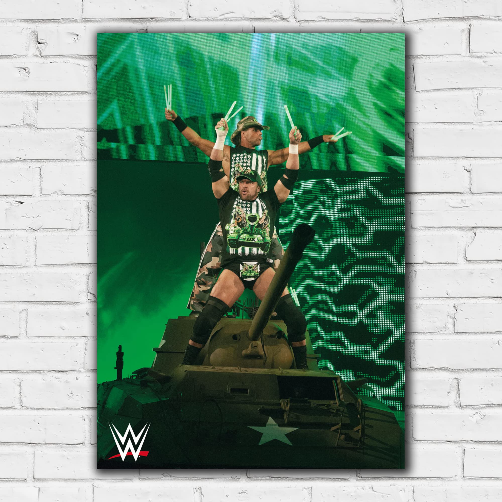 Themed WWE Print - DX Tank Poster Wrestling Wall Art (A4-21cm x 29.7cm)