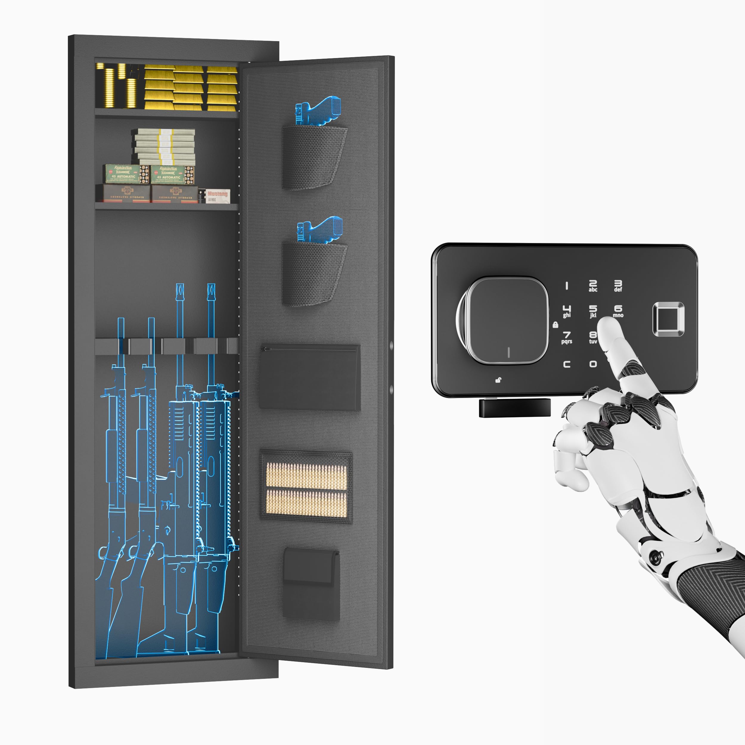 Diy Inwall Gun Safe Between Studs