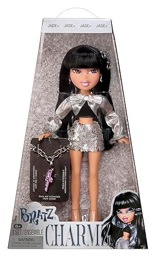 Bratz Charmz Jade Fashion Doll with Collectible Charm Bracelet