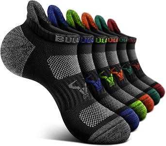 BULLIANT Women Ankle Socks, Active Low-Cut Sock Cushioned Footbed Arch Support for Running Walking Sneakers