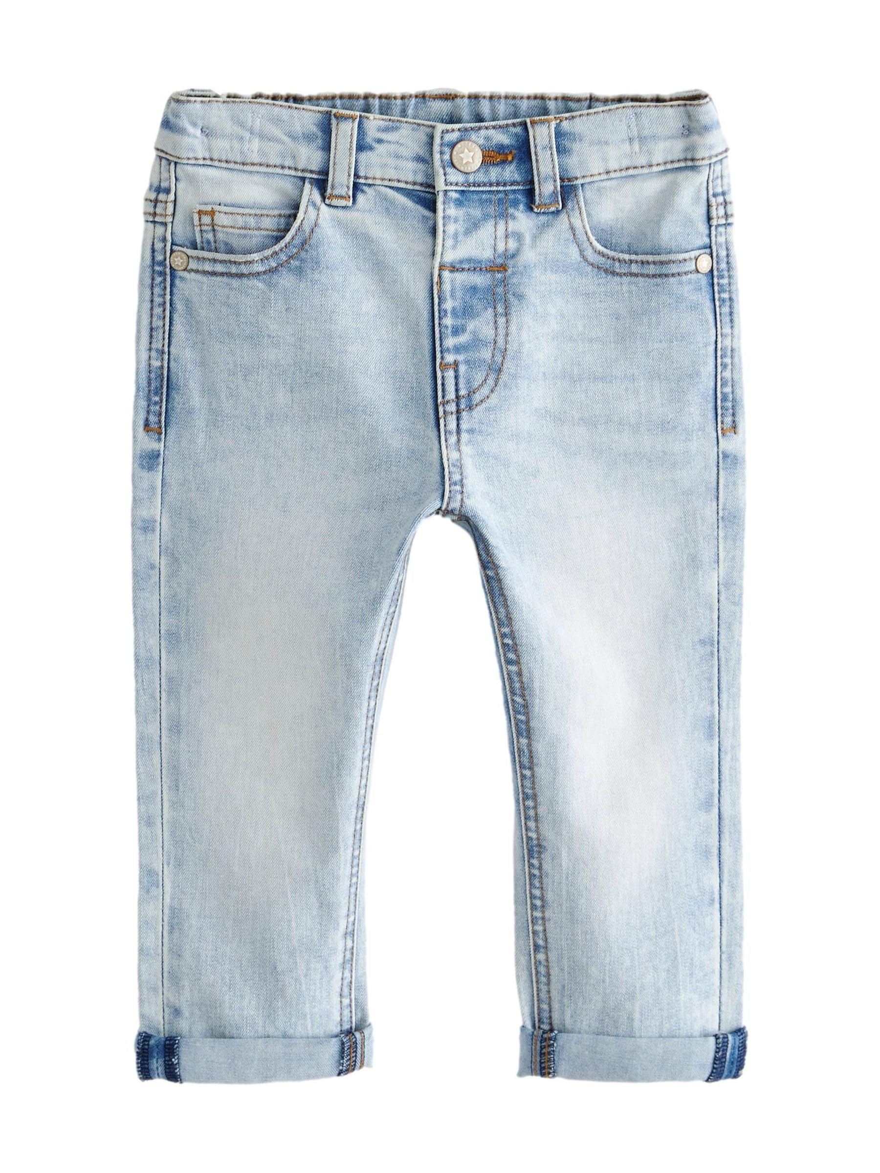 NEXT Garçon Jean Stretch Standard Confortable Bleach Denim 4 Ans-5 Ans