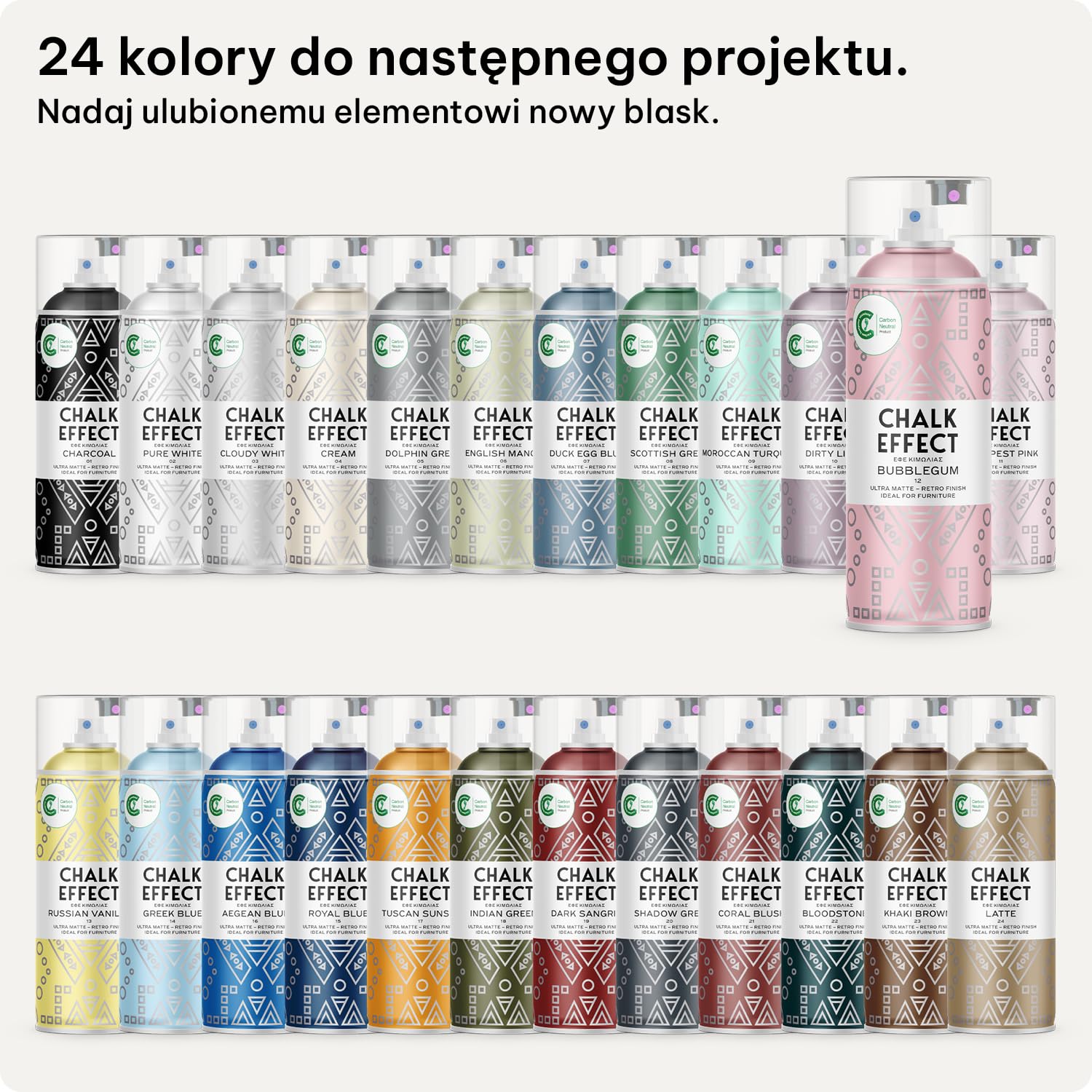 CL COSMOS LACFarba kredowa Spray Chalk Effect – wysoka jakość farby kredowej w sprayu