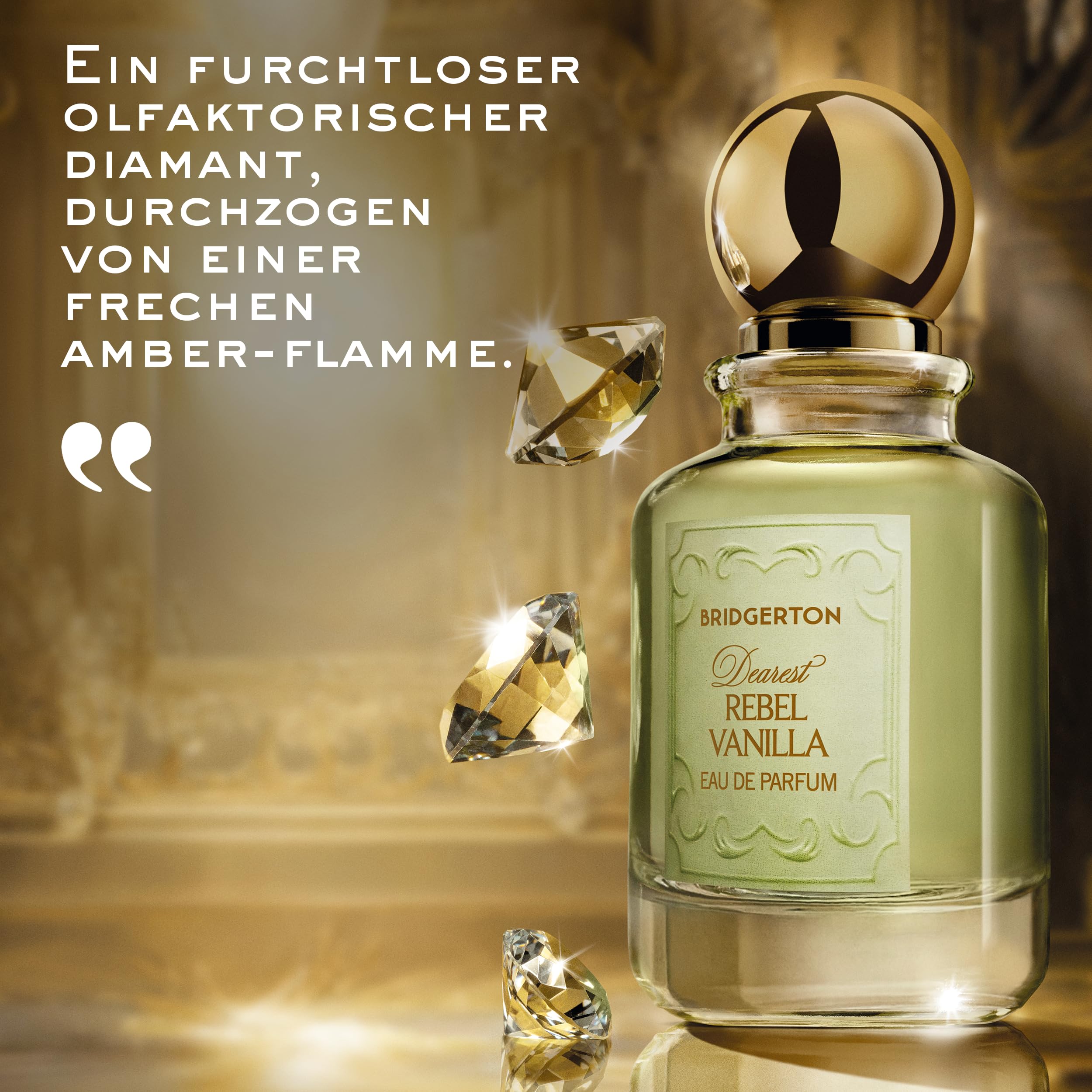Bridgerton Dearest Rebel Vanilla Eau de Parfum – Ambriertes Parfüm für Damen – Mit Jasmin, Rose & Vanille – Langanhaltender Duft, 50ml