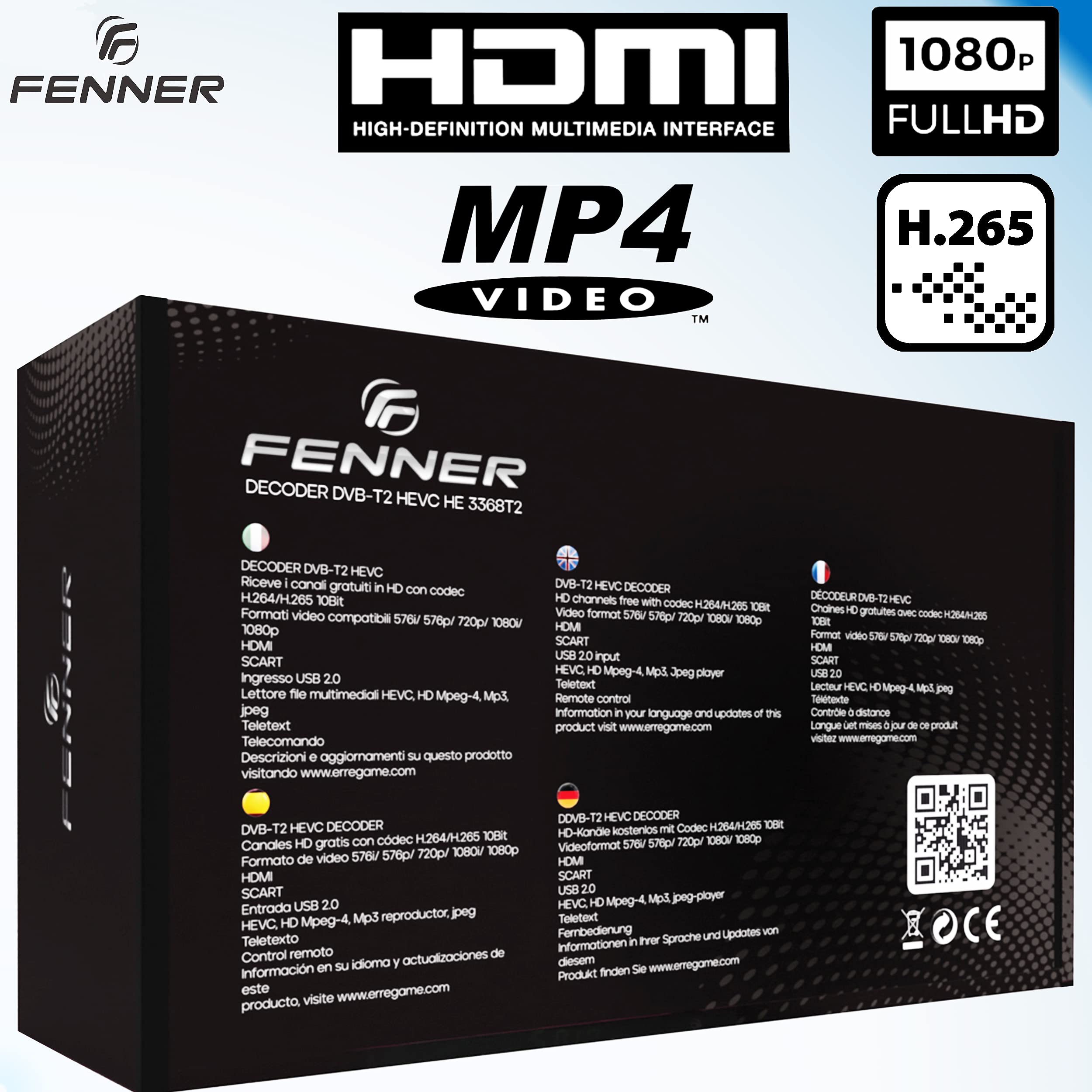 Decoder DVB-T2 HD 1080p SINTONIZZAZIONE AUTOMATICA Decoder Digitale terrestre 2024 HDMI HEVC Main 10 Bit H265 riceve TUTTI i canali gratuiti DOLBY-DIGITAL+ (GX1 (Senza Tasti sul display))