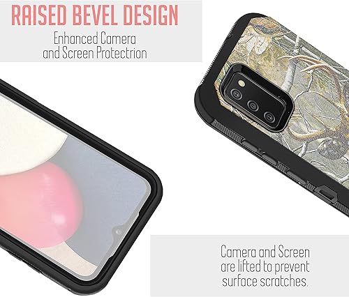 Miniatura 6 de Jackpot - Funda inalámbrica para Samsung Galaxy A02S, con protector de pantalla integrado, soporte giratorio para cinturón, resistente y resistente