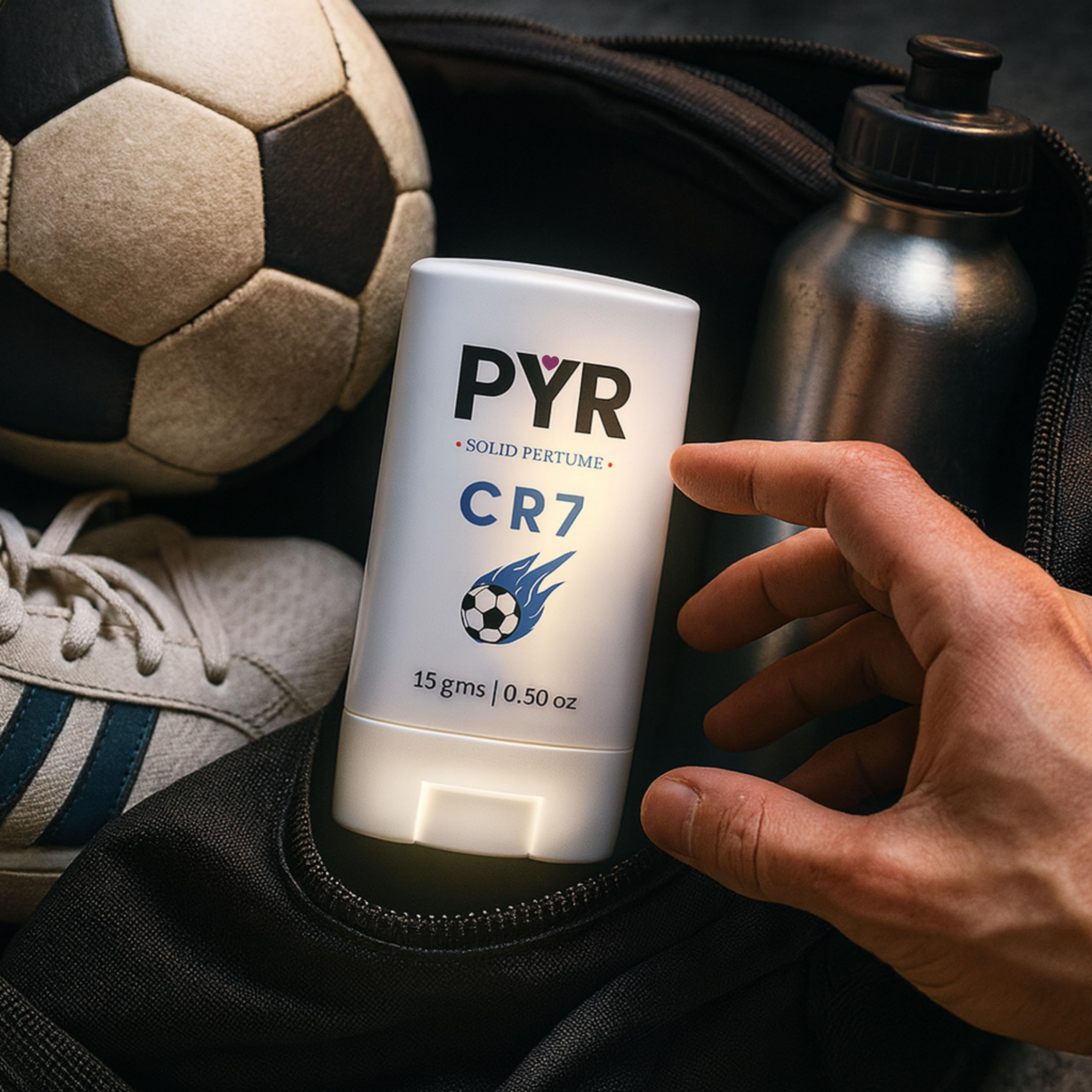 CR7 Long-Lasting & Strong Fragrance | PYR Solid Perfume for Men & Women | Non-Greasy & Travel-Friendly | Perfect for Date Night & Gifting | 10g