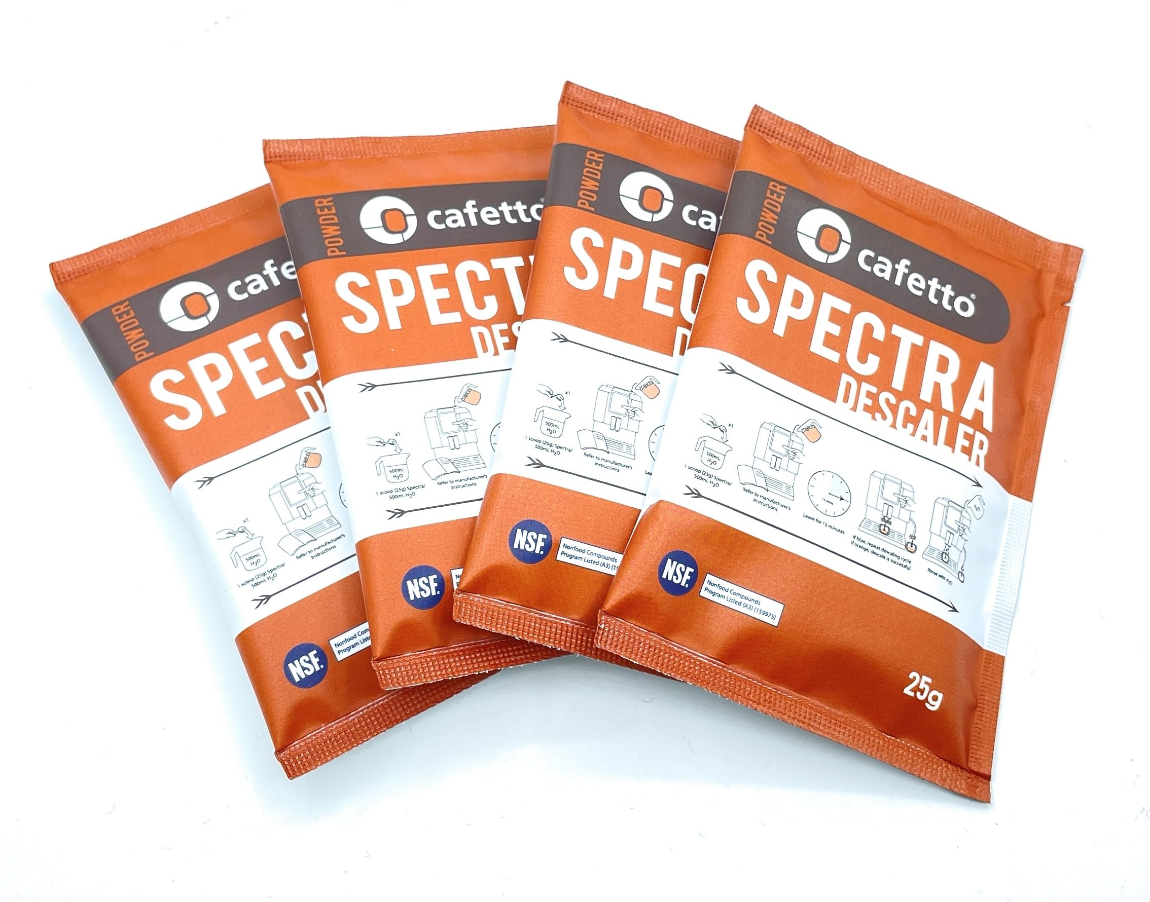 Cafetto Spectra Espresso Machine Descaler Color Indicator