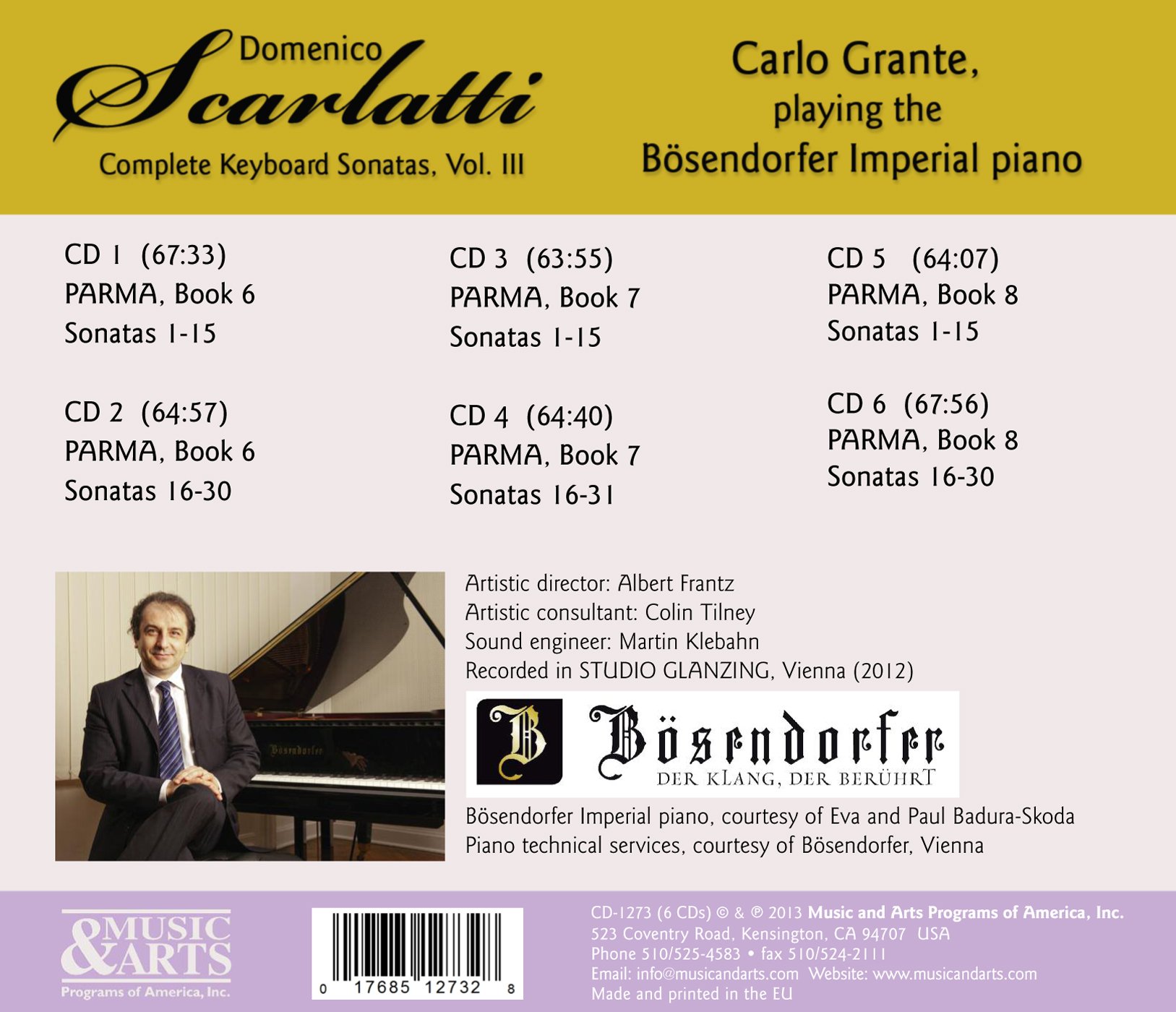Scarlatti: Complete Keyboard Sonatas Vol. 3