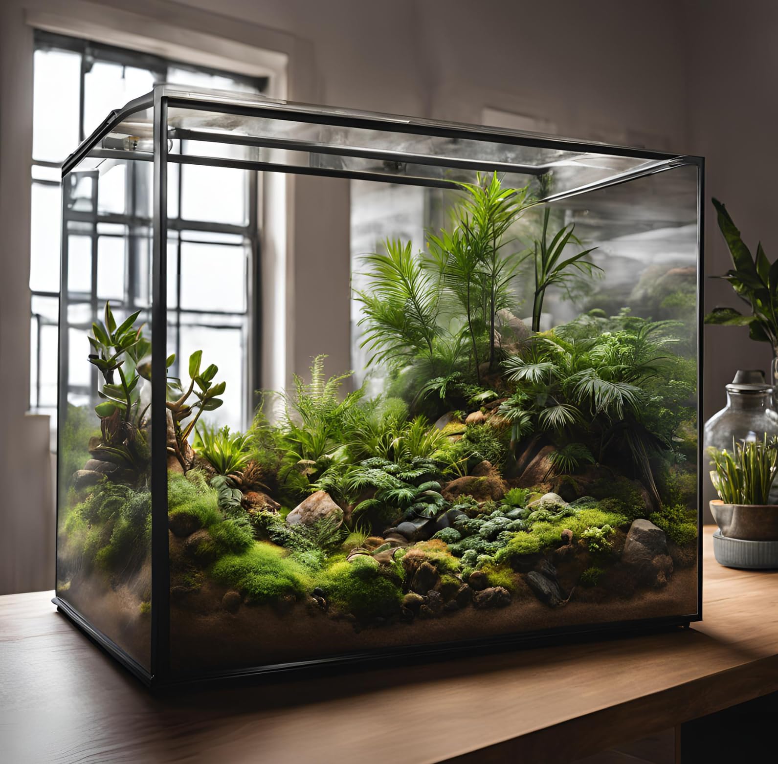 Cuve en Verre Ultra-Clair pour Aquarium ou Terrarium - Base de Votre Aquarium - Tailles au Choix - Grande Résistance - Fabrication Européenne (100x50x60 cm) - 300 litres
