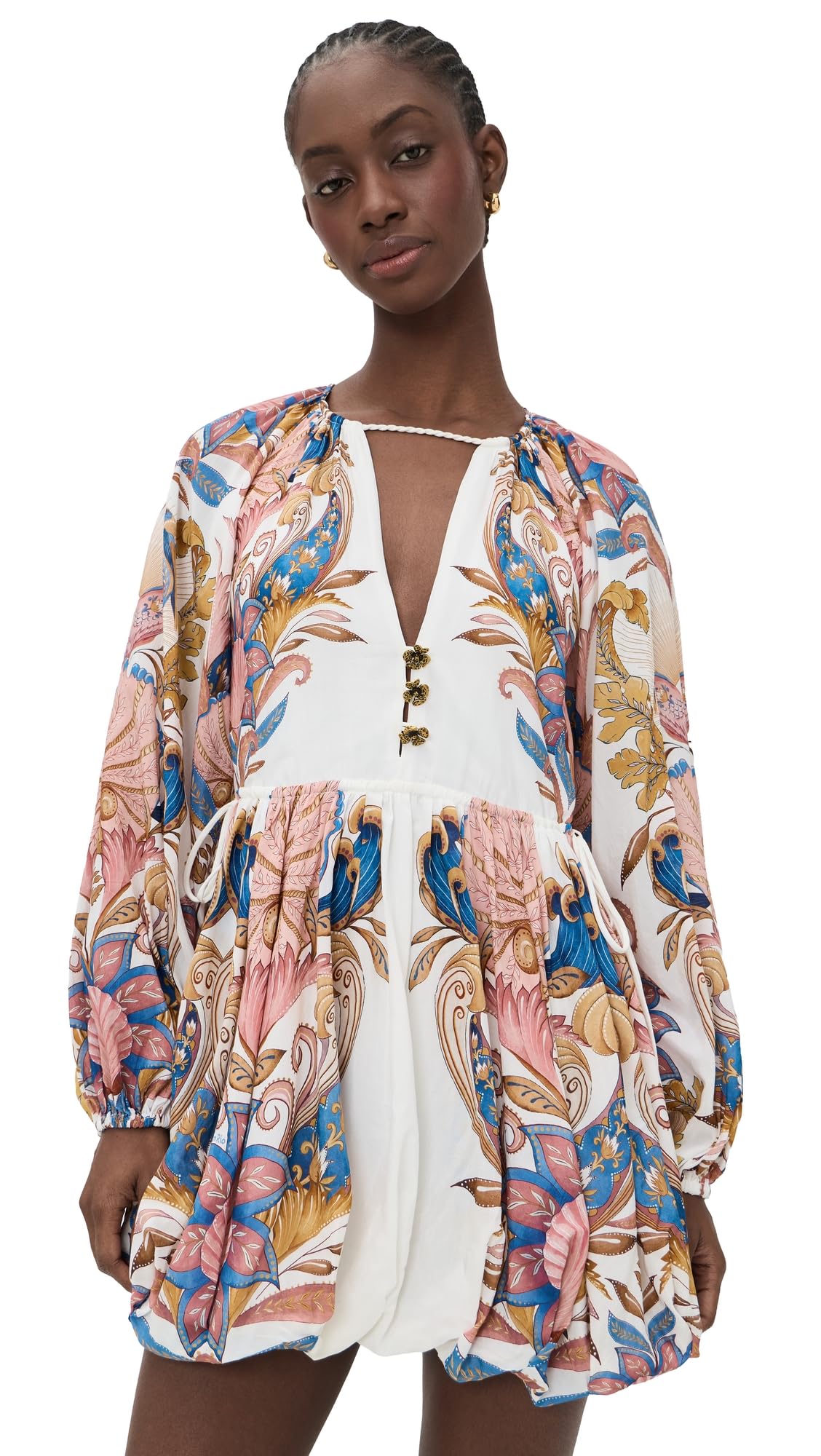 Women's Sea Garden Off-White Mini Dress