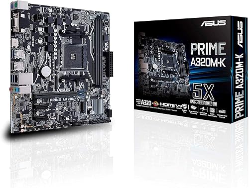 Placa base ASUS PRIME A320M-K AMD Ryzen AM4 DDR4 HDMI VGA M2 USB 31 ATX