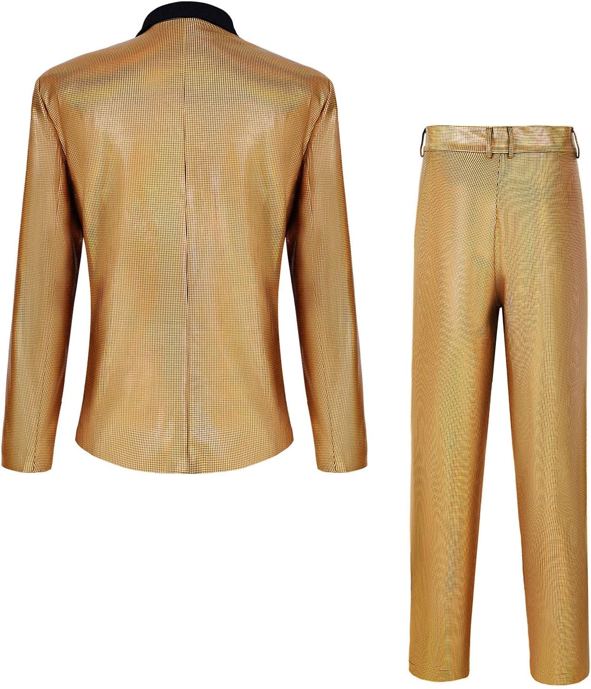 Men's 70s Outfit Disco Suit Shiny Party Outfit Sequin Costume - Image 3