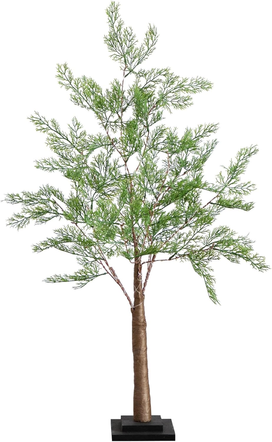 Nearly Natural 3ft. Lighted Artificial Cypress Tree with 120 Warm White LED Lights