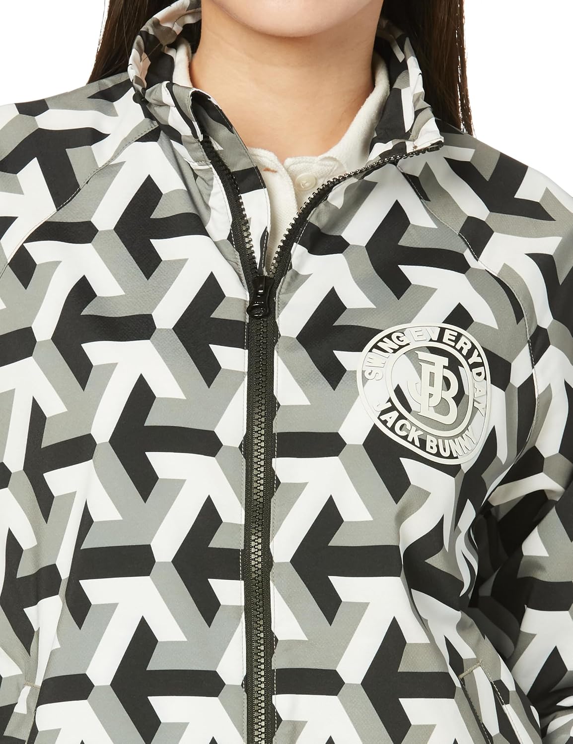 近日譲渡・美品】 ジャックバニー 2WAYストレッチ二重織フルジップ