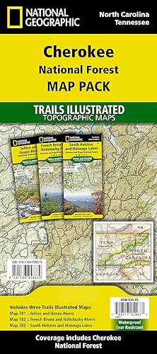 Cherokee National Forest [Map Pack Bundle] (National Geographic Trails Illustrated Map)
