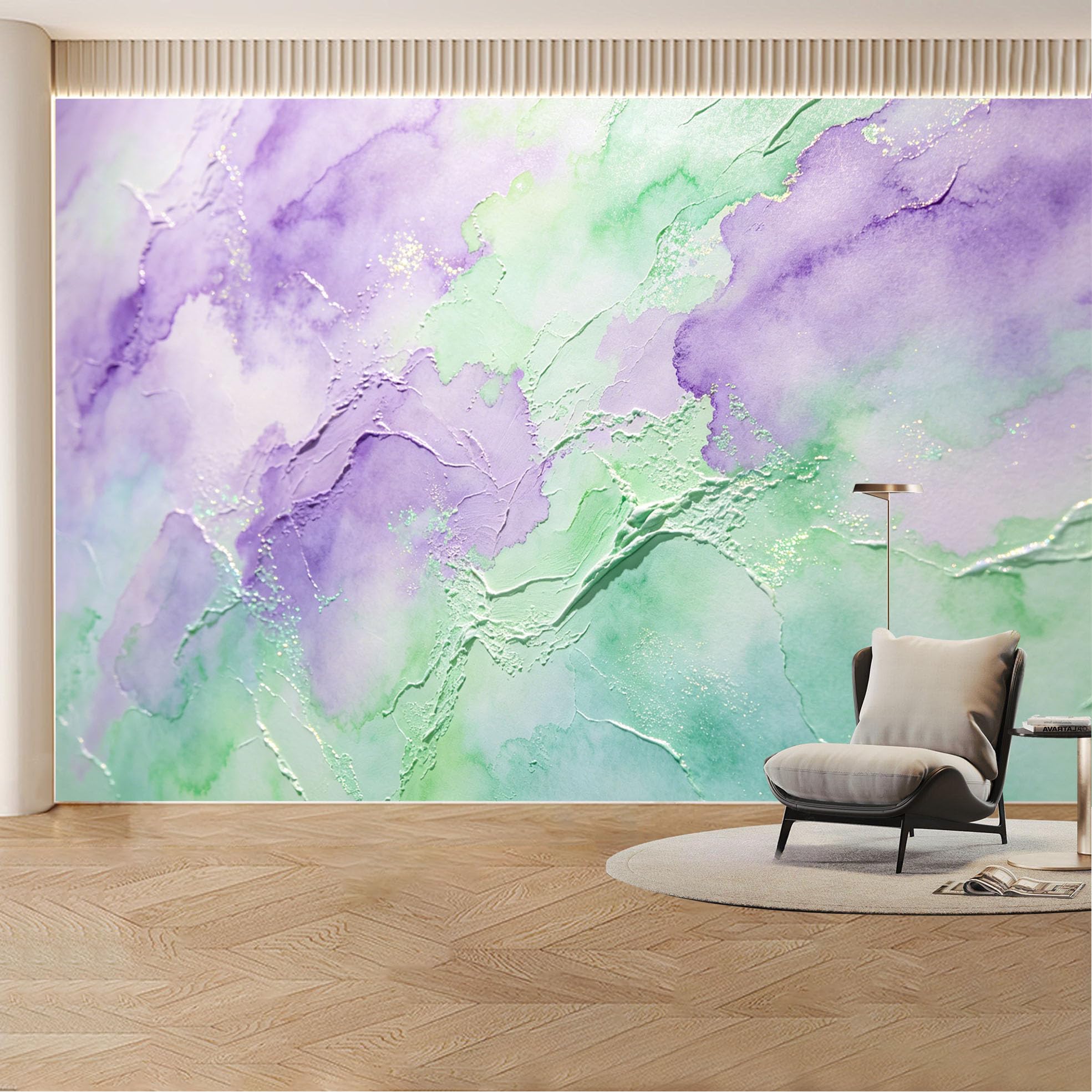Custom Wall Mural Wallpaper Moon Desert Landscape， 3D Effect， Large Wall Art， Wall Decor， Modern， Sunset for Living Room， Bedroom， Office
