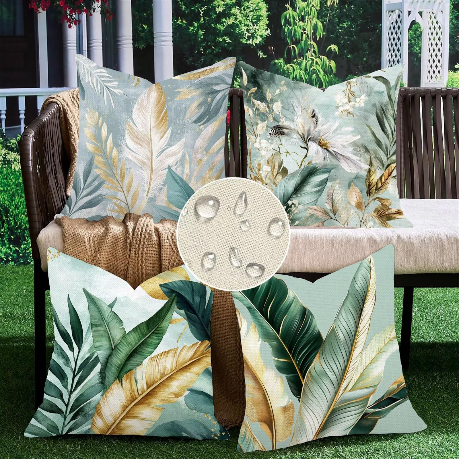 Fundas De Cojín Decorativas Con Diseño De Limón – Juego De 2, 45x45 Cm, Para Sofá, Jardín Y Decoración De Primavera/Verano