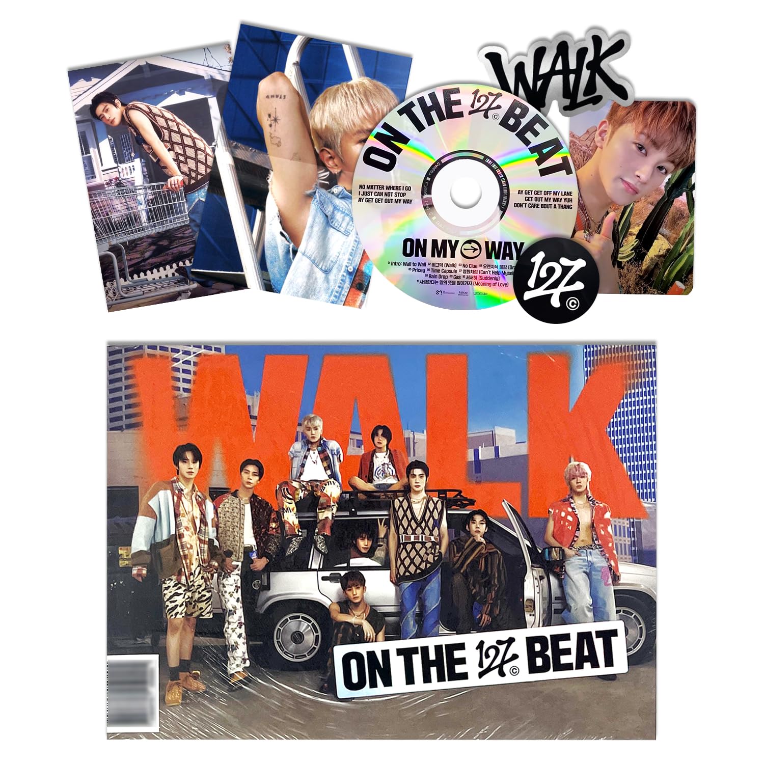 Amazon.com: SMEnt. NCT 127-6th Album [WALK] (Walk Ver.) Photobook