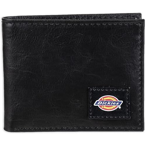 Dickies Men's Leather Bifold Wallet