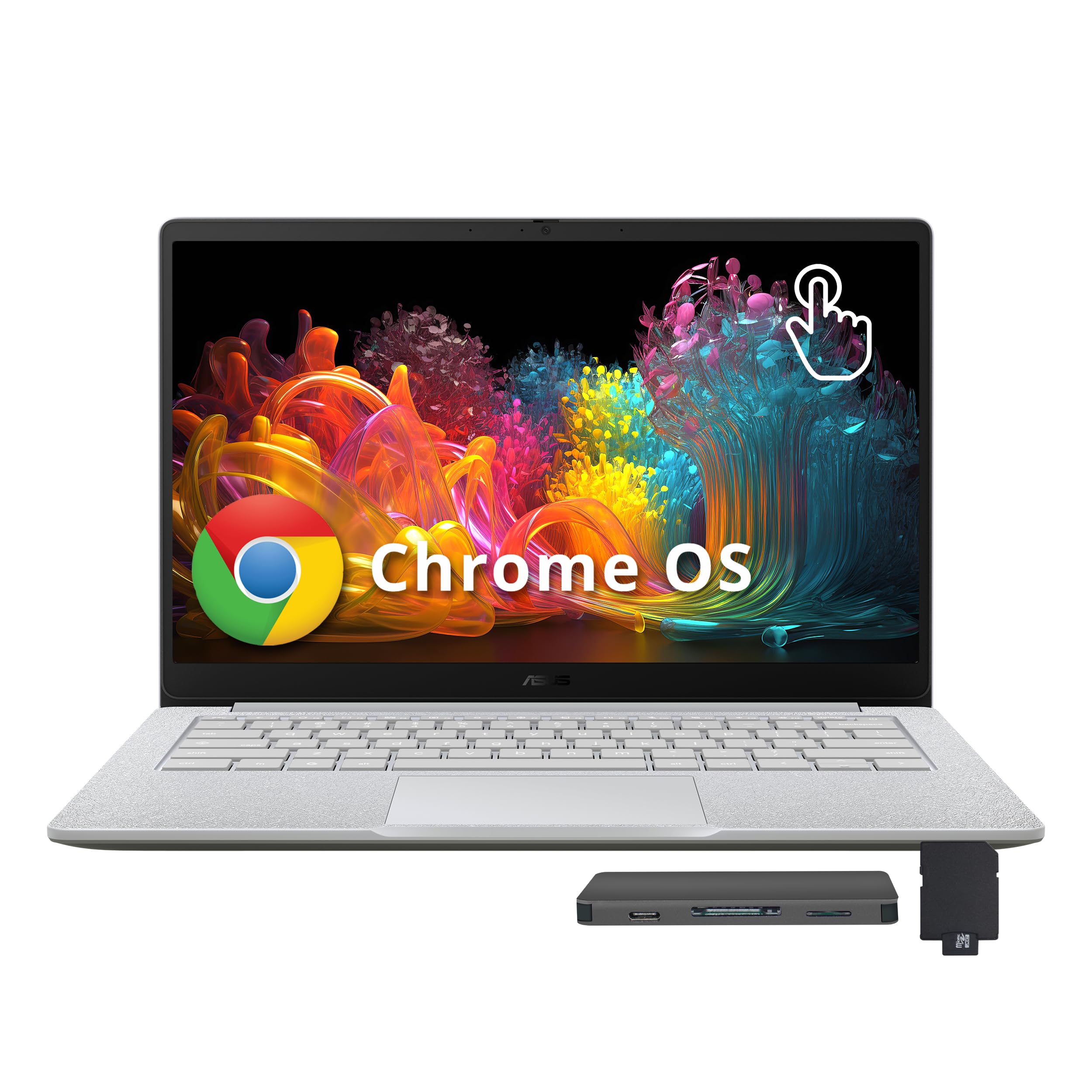 ASUS Chromebook 14インチ Celeron N4500 ASUS Chromebook CX1 14 inch FHD Laptop Intel Celeron N4500 4GB RAM