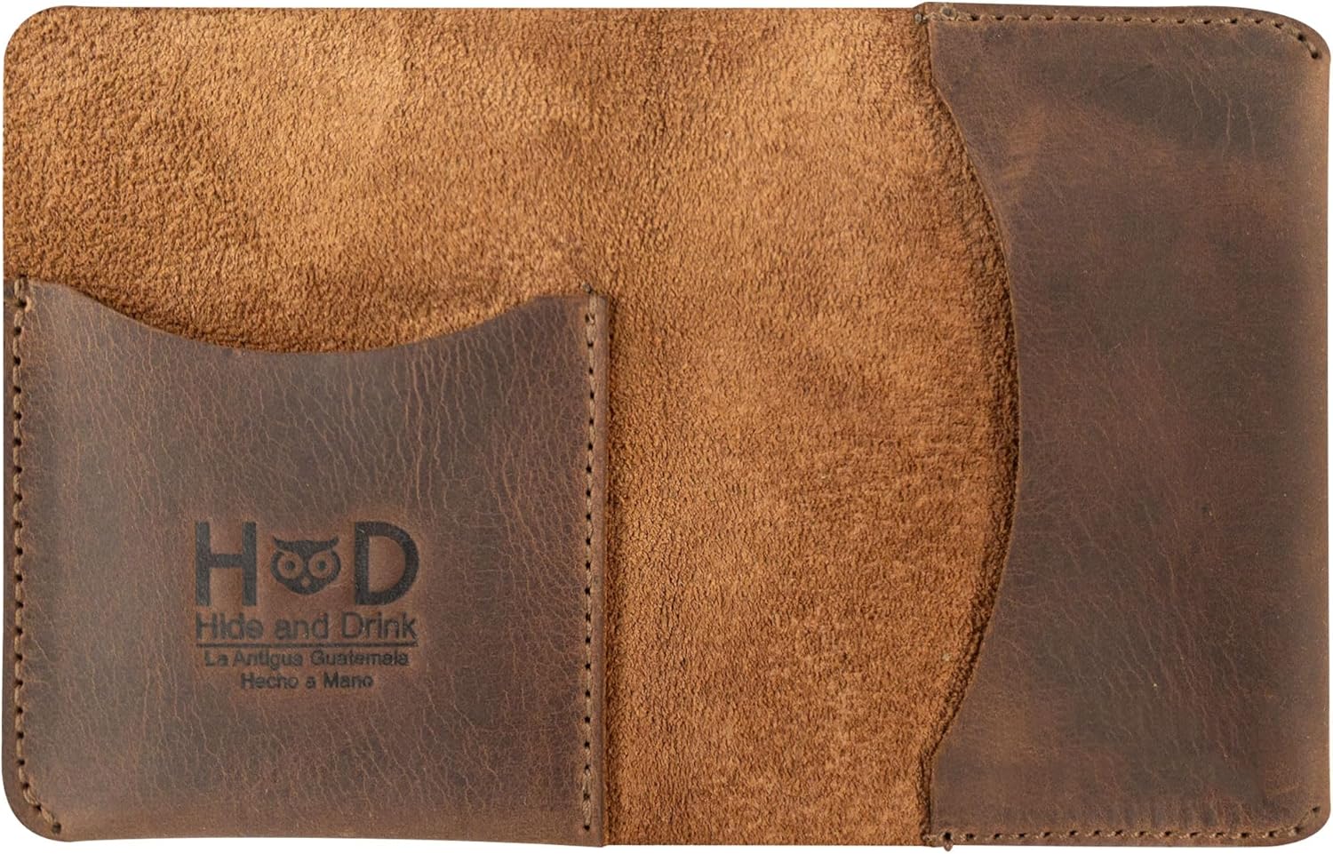 Porte-cartes Vertical à Deux Volets Cuir Gravity Outline Beige