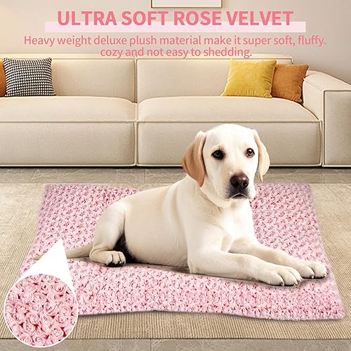 Miniatura 4 de Tapete lavable para cama de perro de lujo, reversible, de felpa, cómoda cama para mascotas, cómoda cama de perrera para perros grandes, jumbo,
