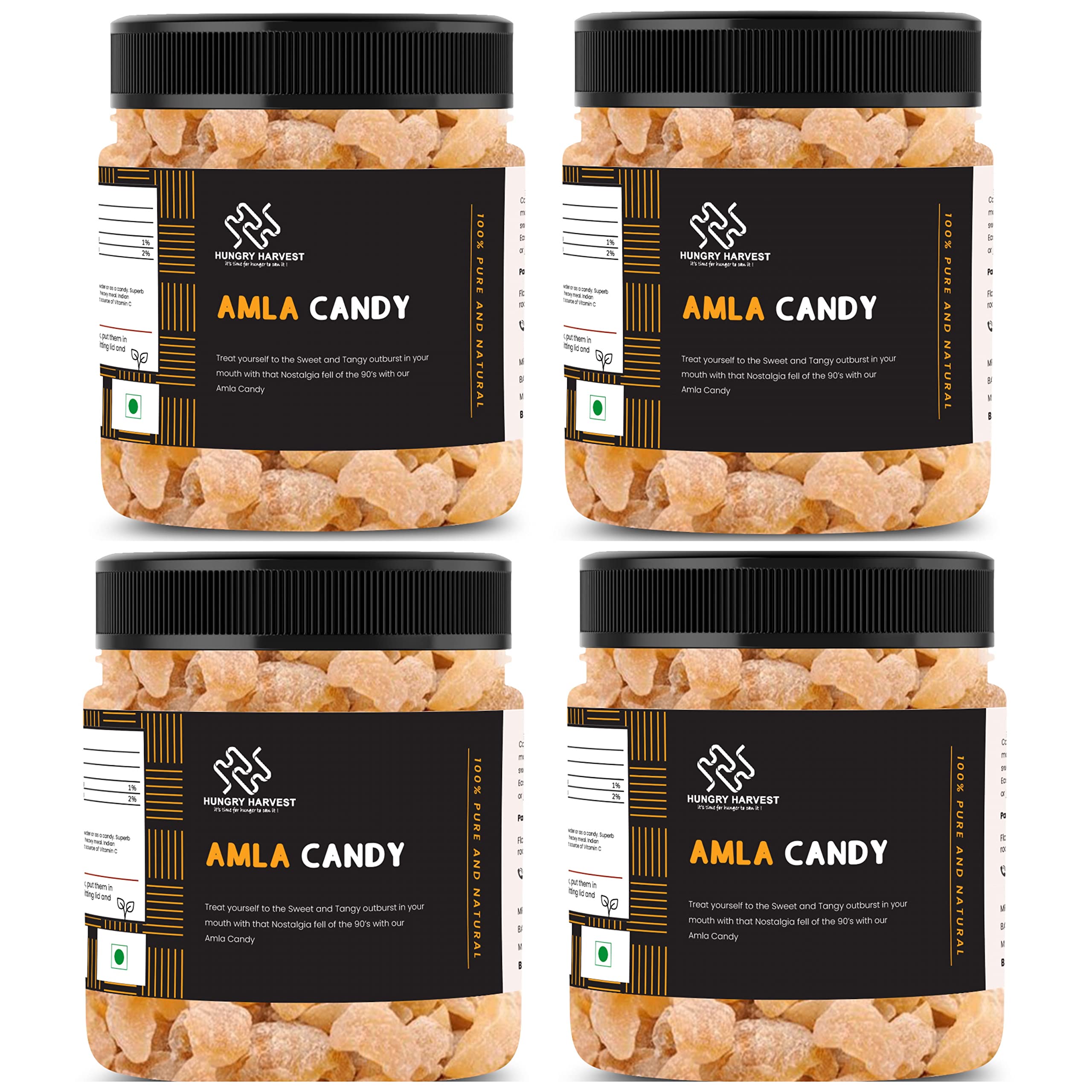 Hungry Harvest Dried Dry Sweet Amla Candy (Indian Gooseberry) Jar Pack (1200 Grams (Pack of 4 of 300 Grams)) (B0B66T8VW6) Amazon Price History, Amazon Price Tracker
