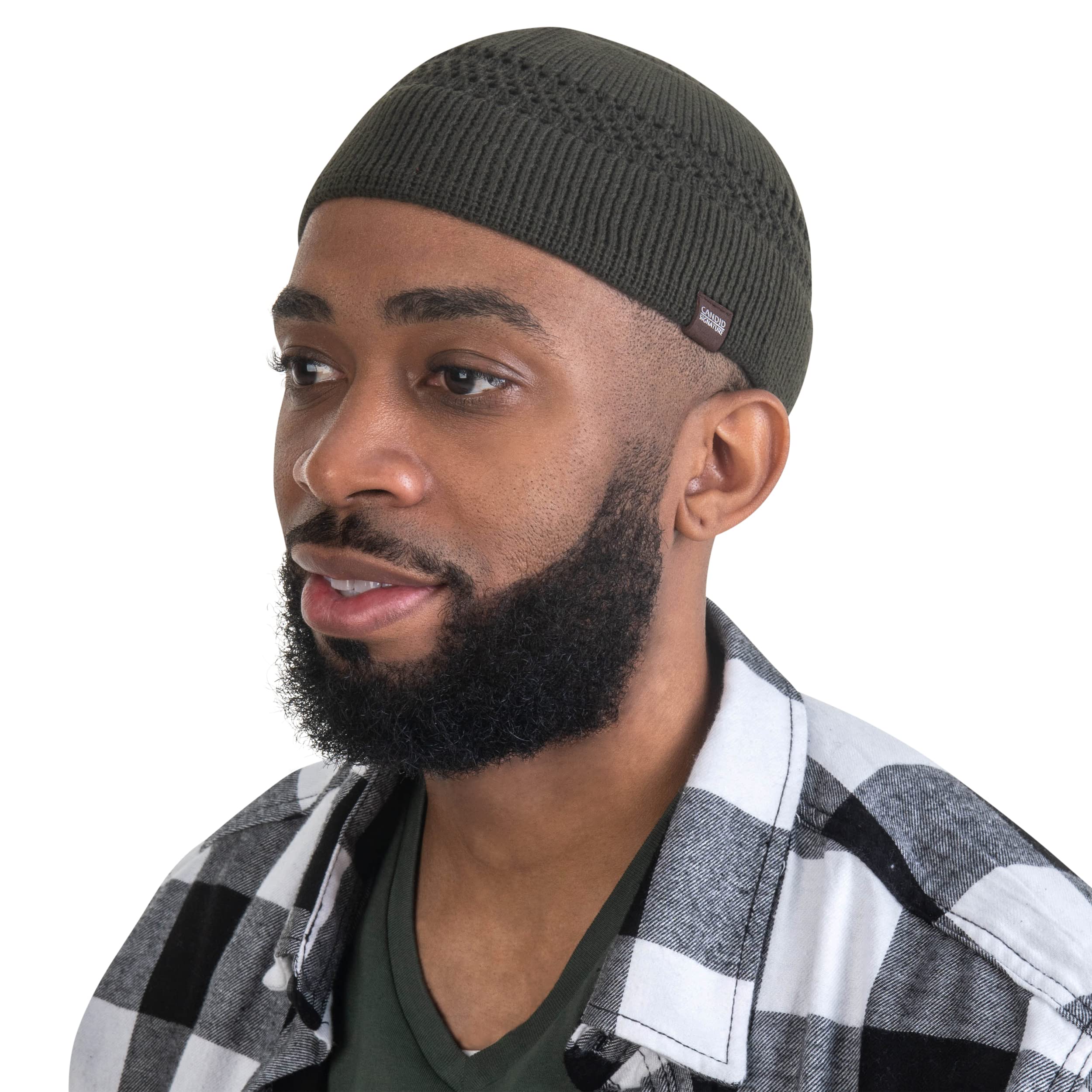 Amazon.com: SnugZero Unisex Cotton Lattice-Knit Skull Cap Beanie
