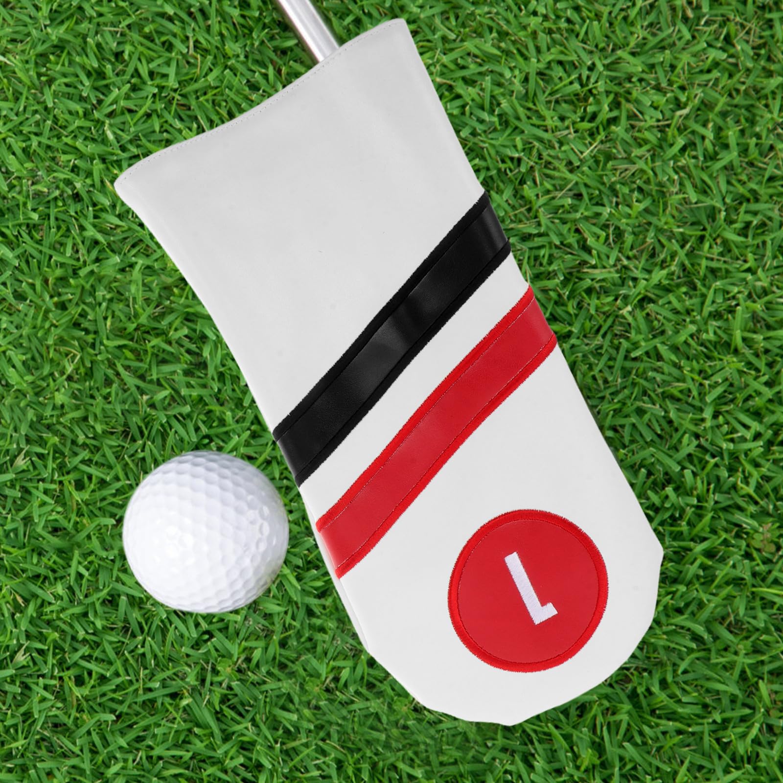 3 Stück Golfschlägerhüllen aus PU für Golfschläger, Modern