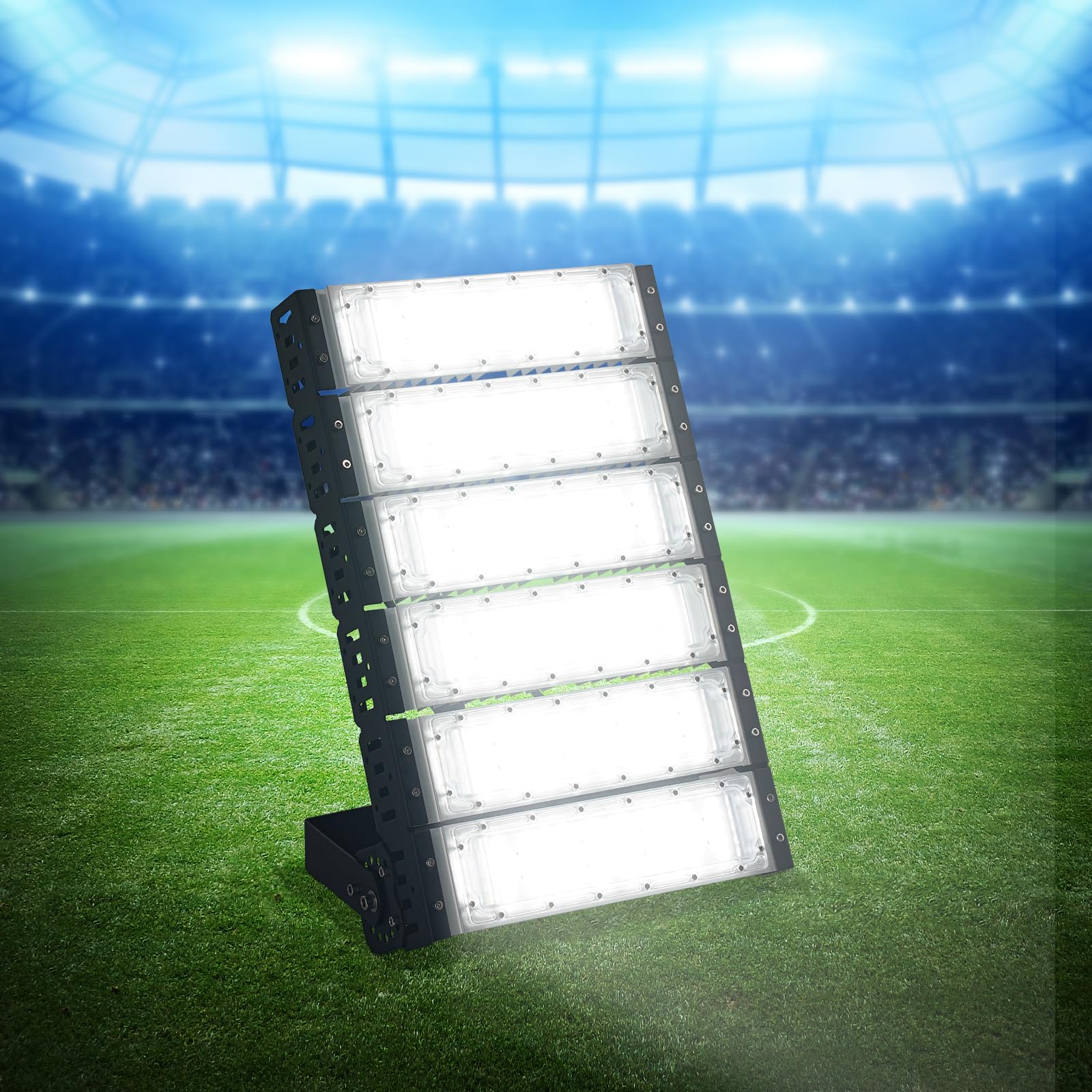 Draußen-Flutlicht,LED Flutlicht,LED-Stadion-Flutlicht Lampensockel kann um 180° gedreht werden,Wasserdichtes Flutlicht