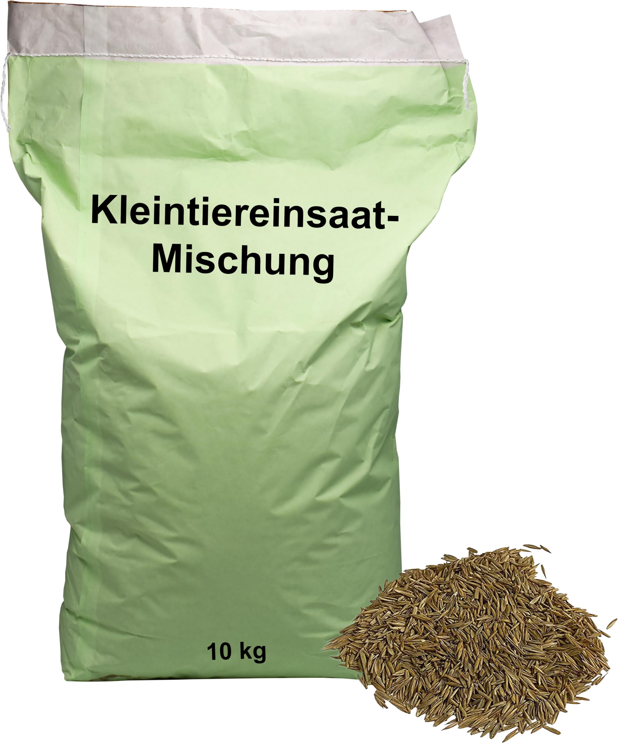 Kleintiereinsaat-Mischung 10kg Weidegras Gras - Hühnerfreilauf Entenwiese Hasen Ziegen Ziervögel Weidesamen Grassamen Grünland Saatgut Nachsaat