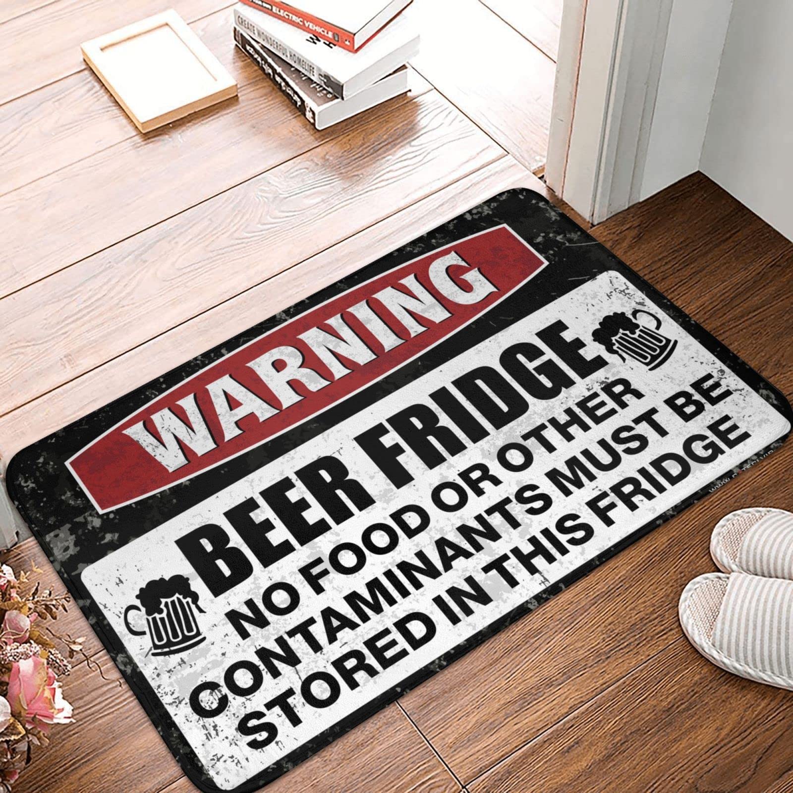 Tapis de bière d'avertissement pour protéger votre porche et sol de cuisine 50x80