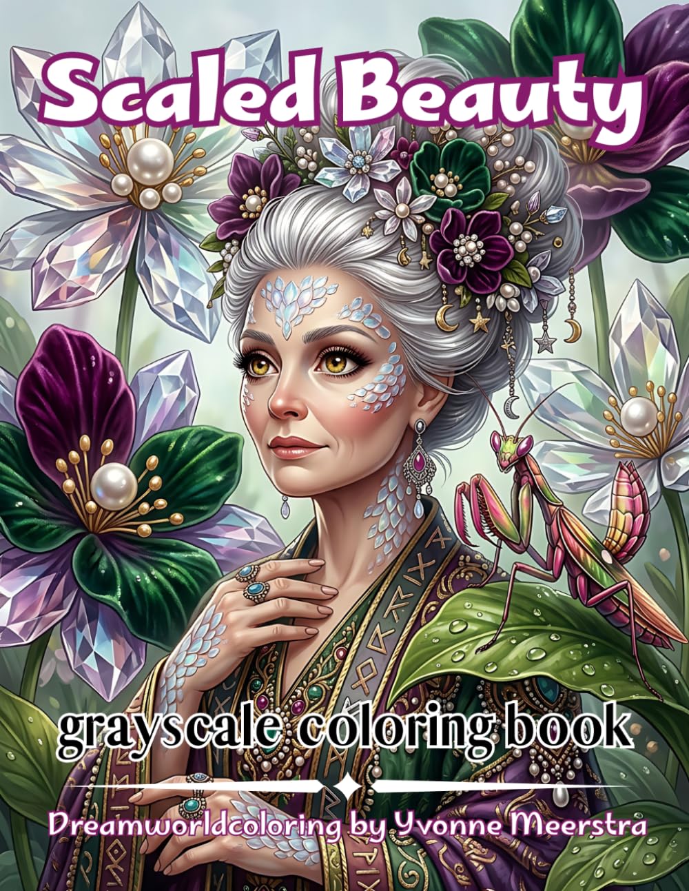 scaled beauty: 65 Enchanting insect and Dragon-Inspired Fantasy Portraits to Color