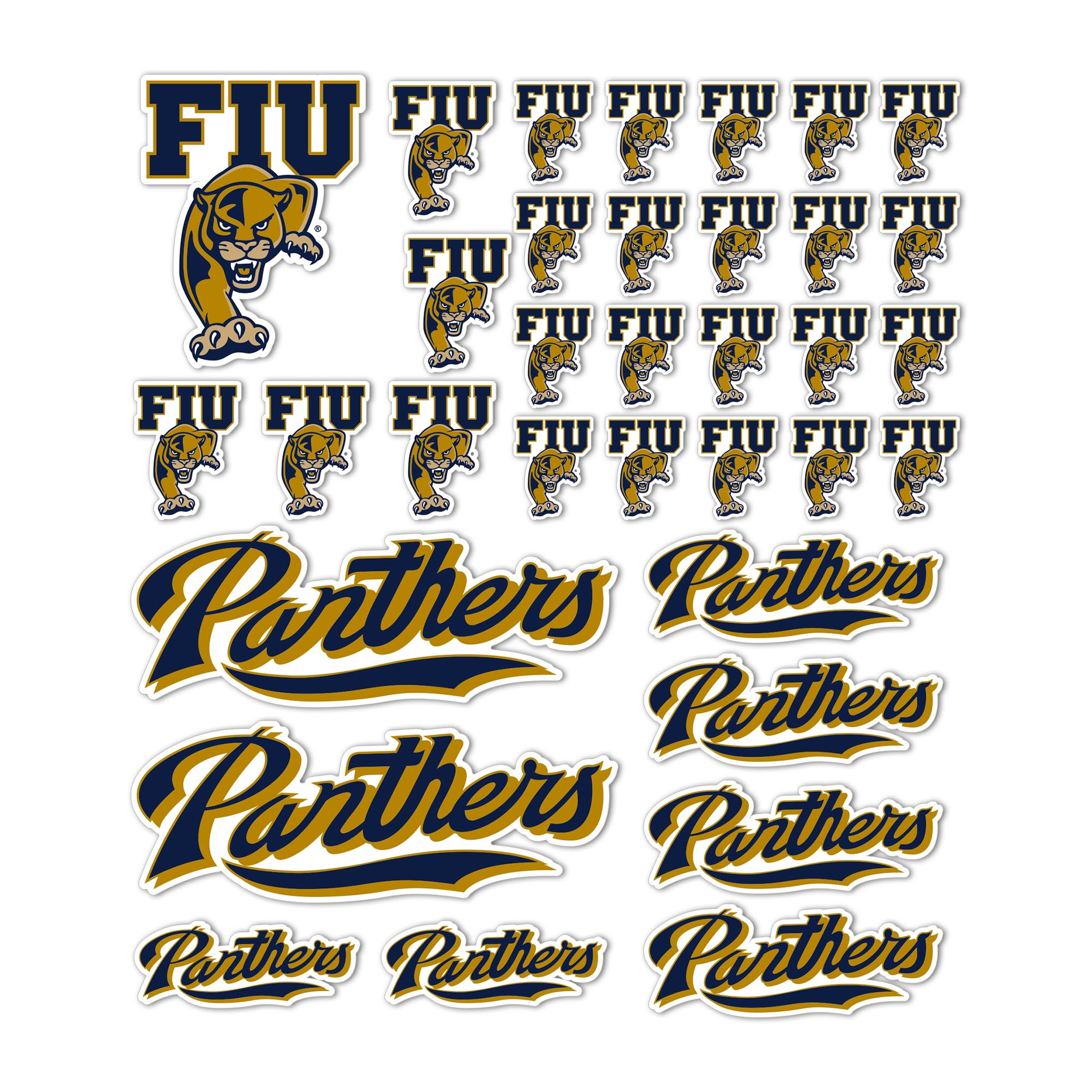 Sticker vinyle Florida International University NCAA imperméable résistant pour ordi