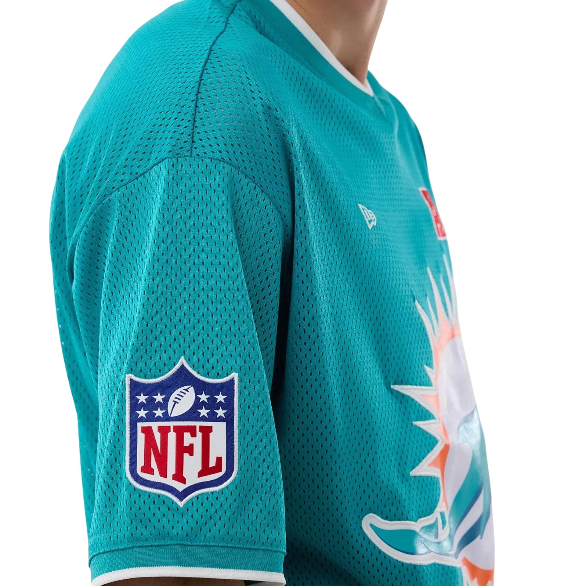 New Era Maglietta Oversize Miami Dolphins NFL Turchese Adulto