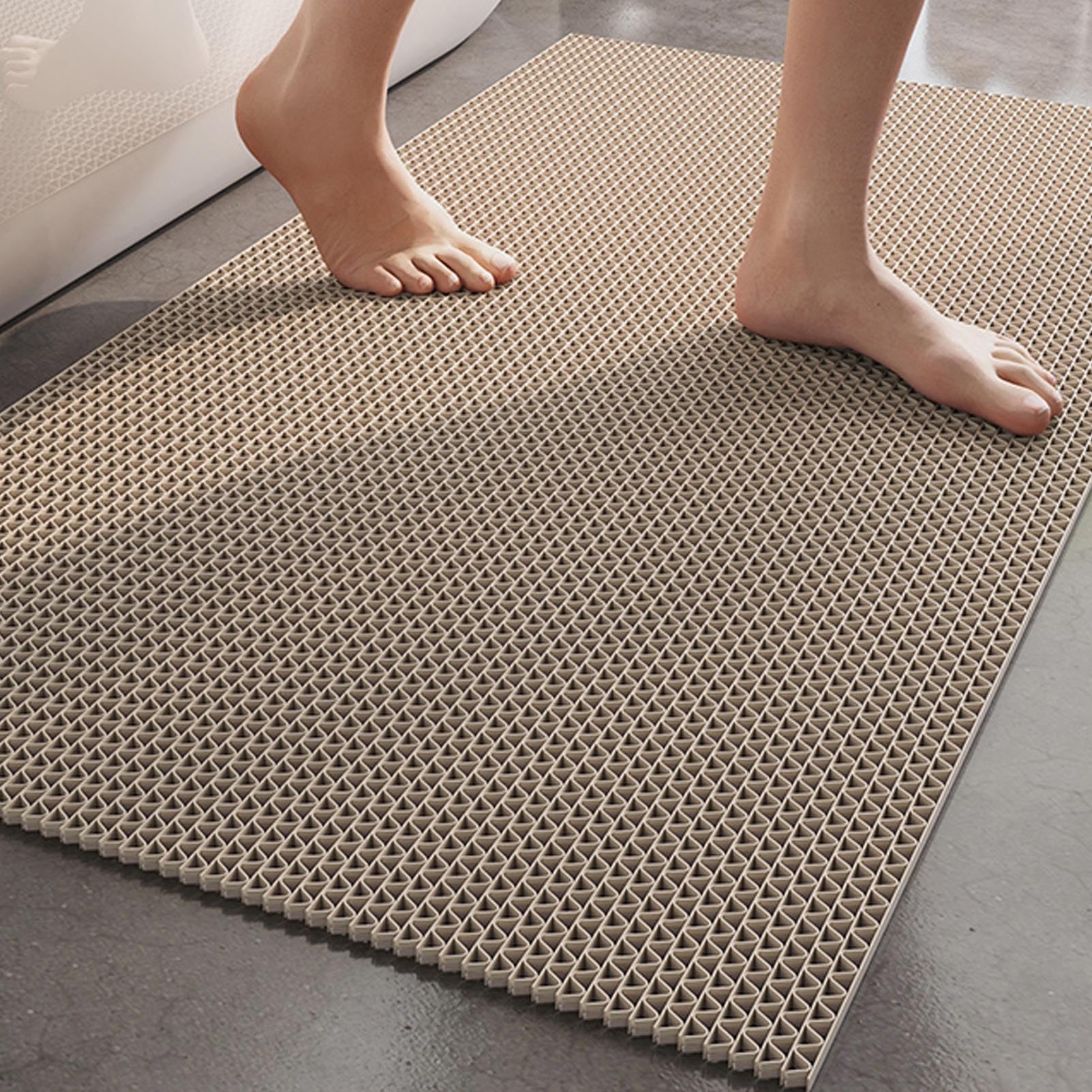Tapis de sol antidérapant en PVC imperméable de 5 mm avec système de drainage efficace