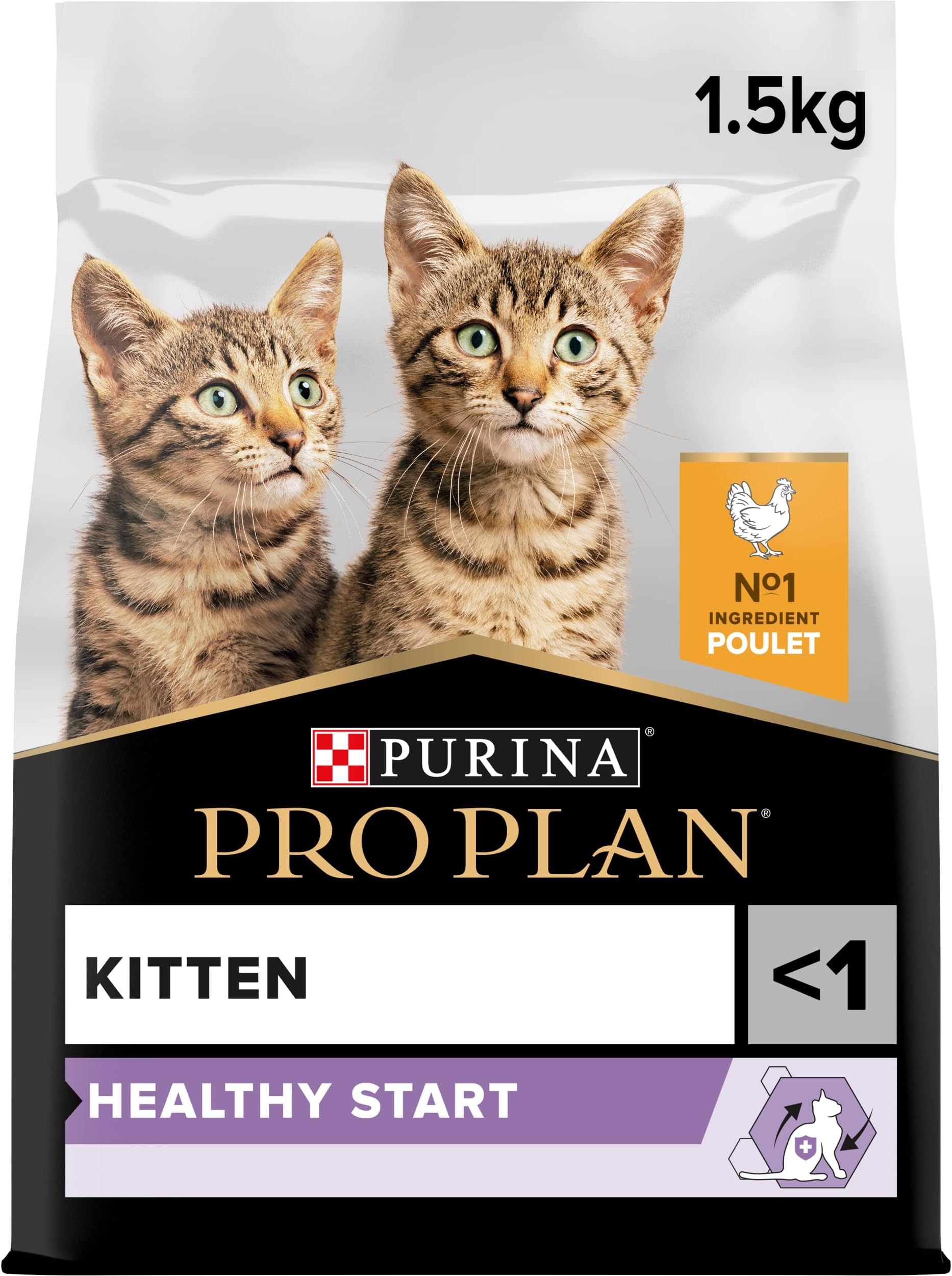 Purina Pro Plan Cat Food Junior With Chicken & Rice 1.5Kg